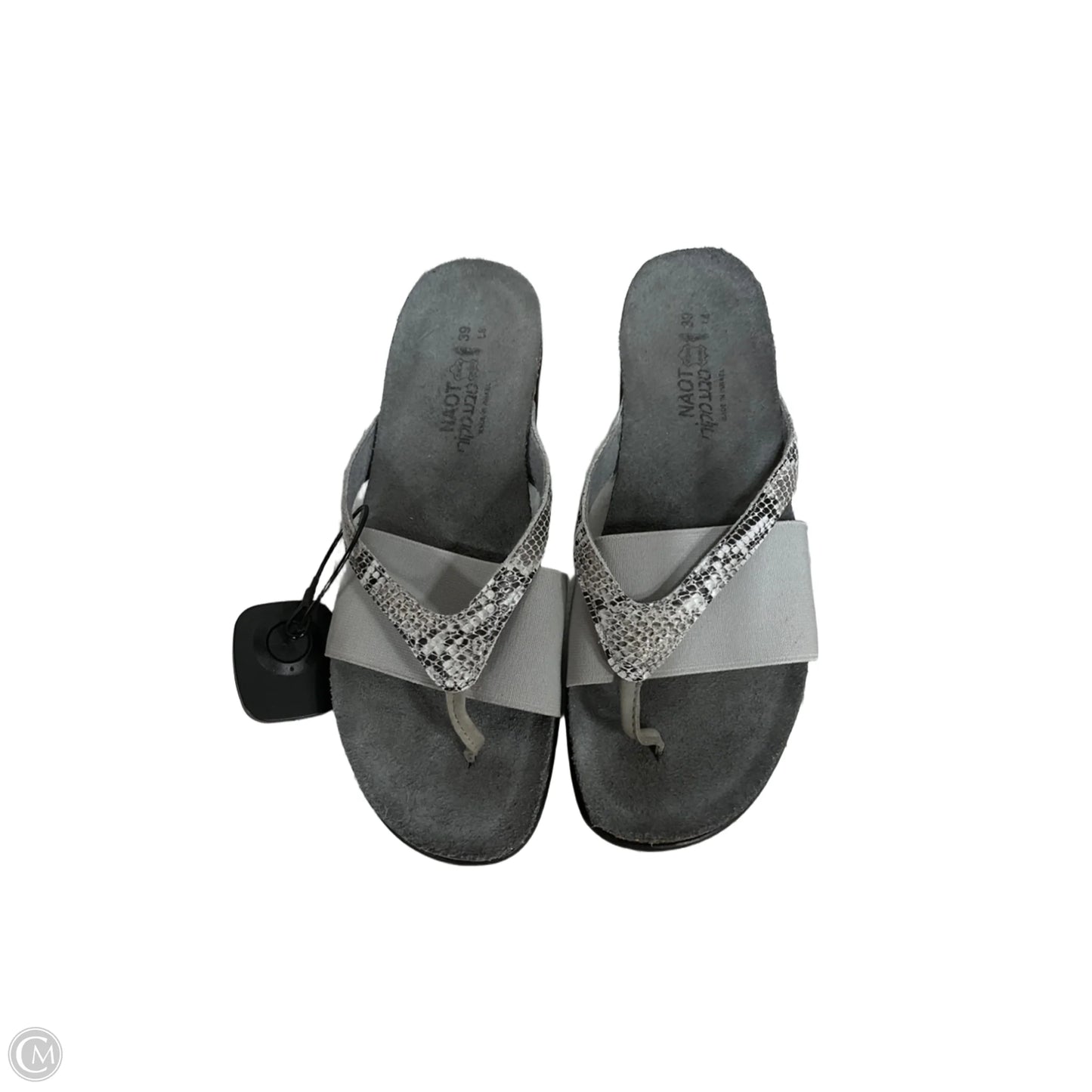 Sandals Flats By Naot In Grey, Size: 8
