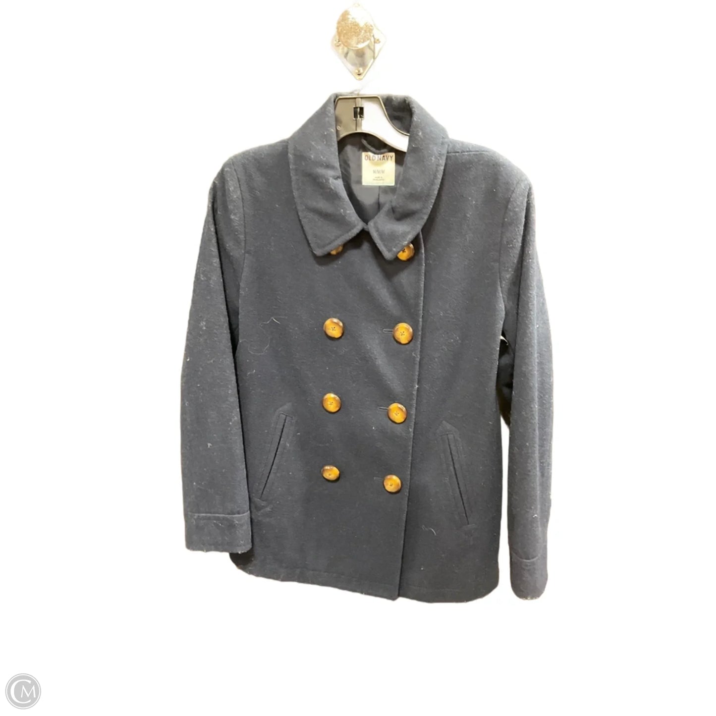 Coat Peacoat By Old Navy In Navy, Size: M