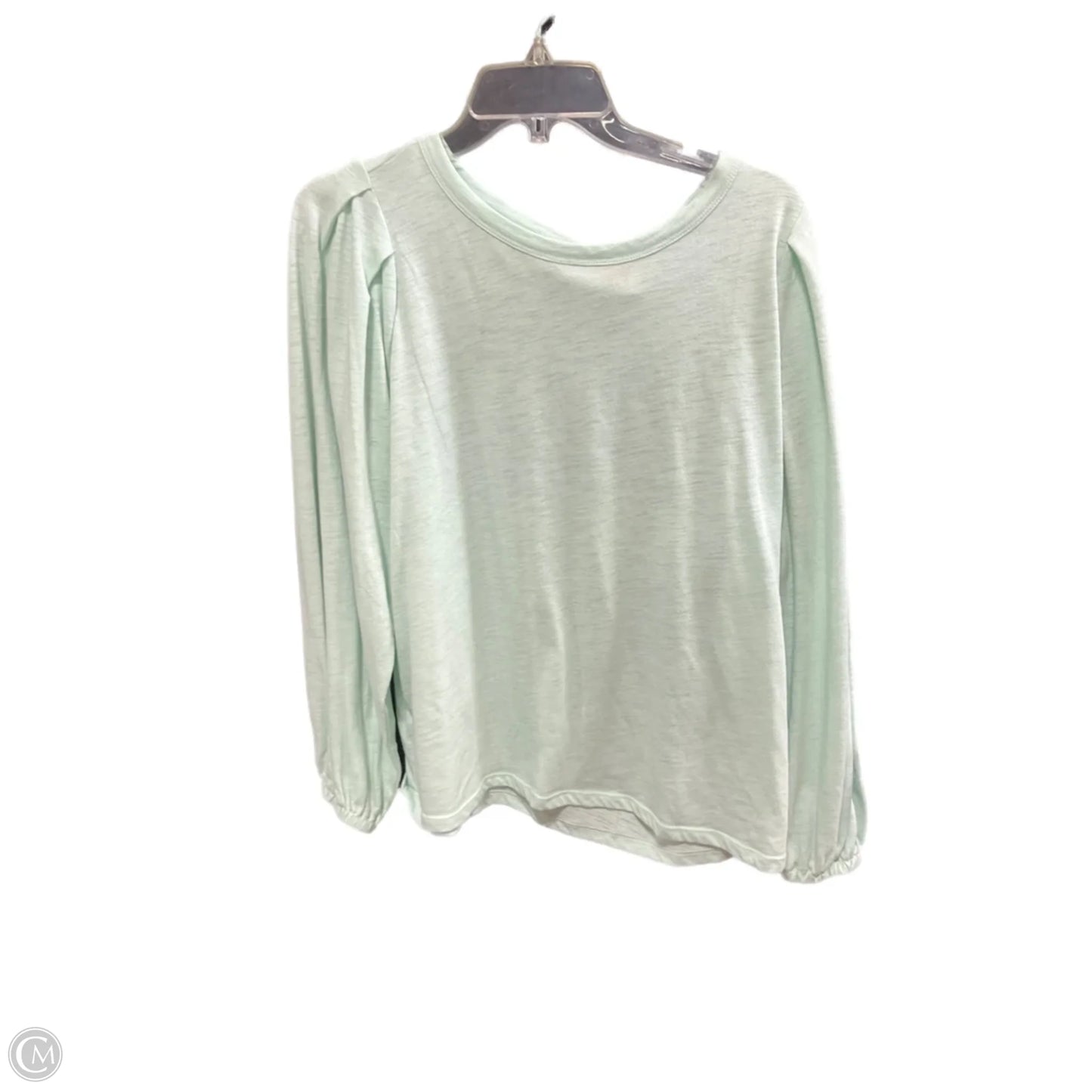 Top Long Sleeve By Loft In Green, Size: L