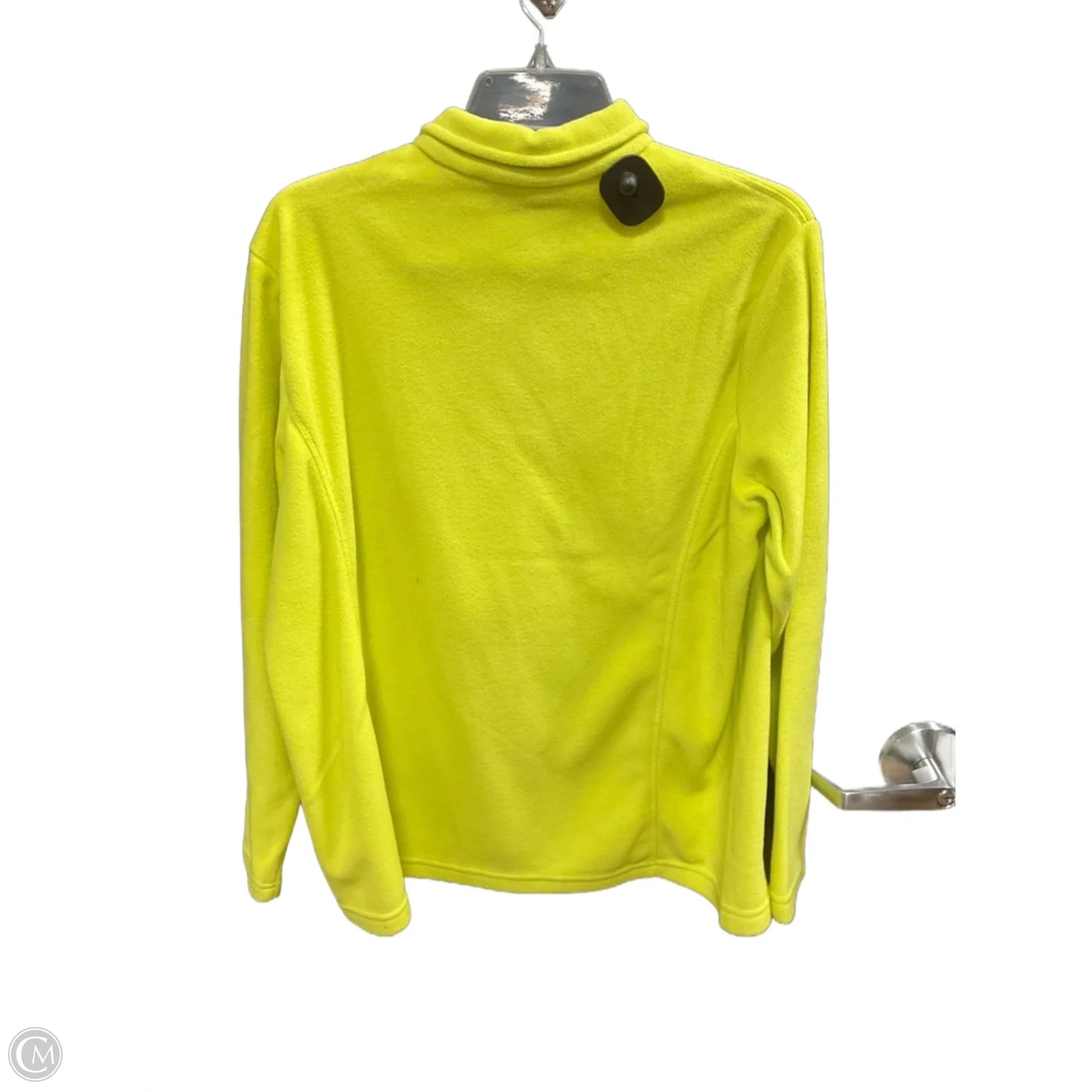 Jacket Fleece By Lands End In Green, Size: Xl