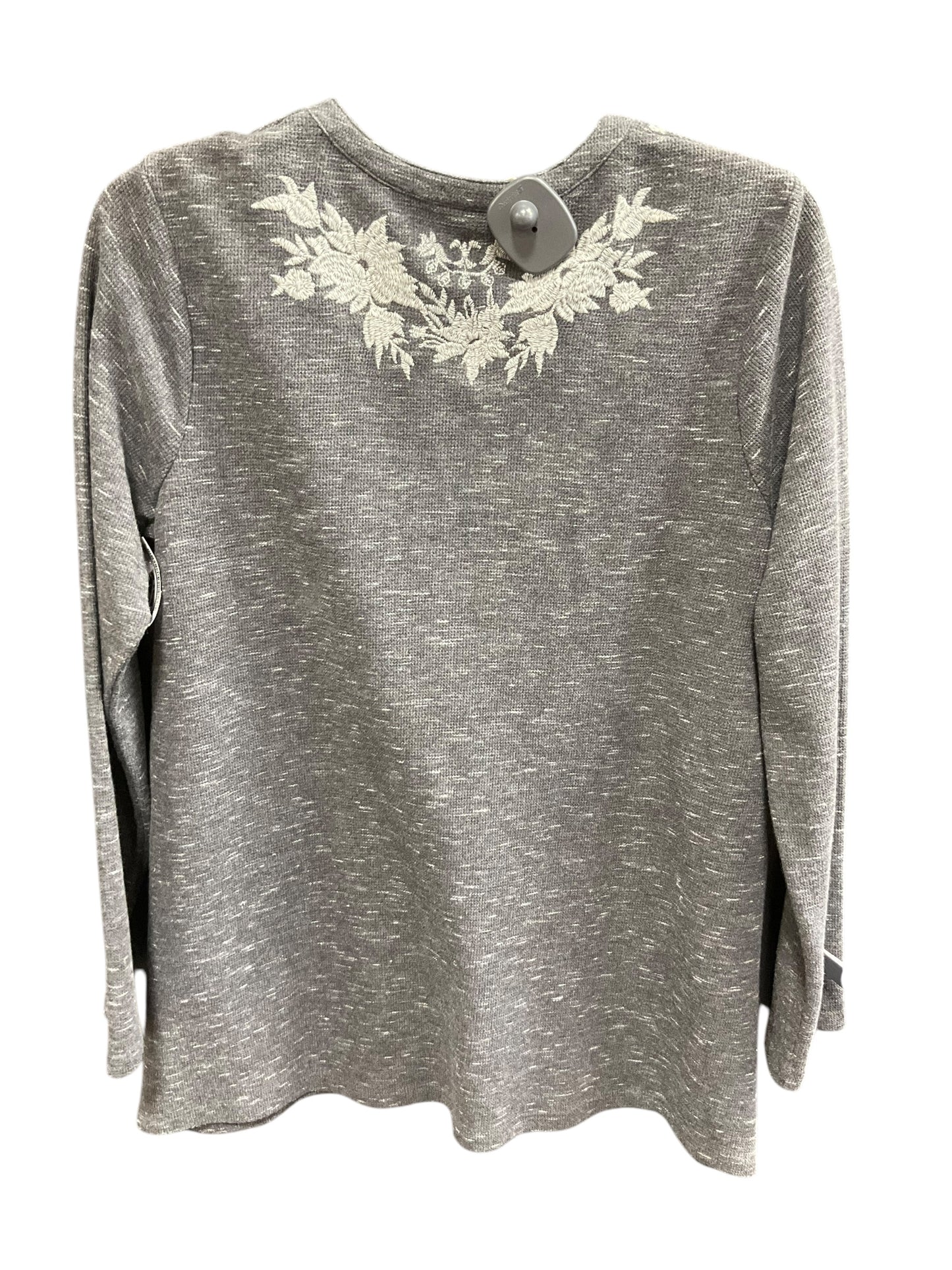 Top Long Sleeve By J. Jill In Grey, Size: Small