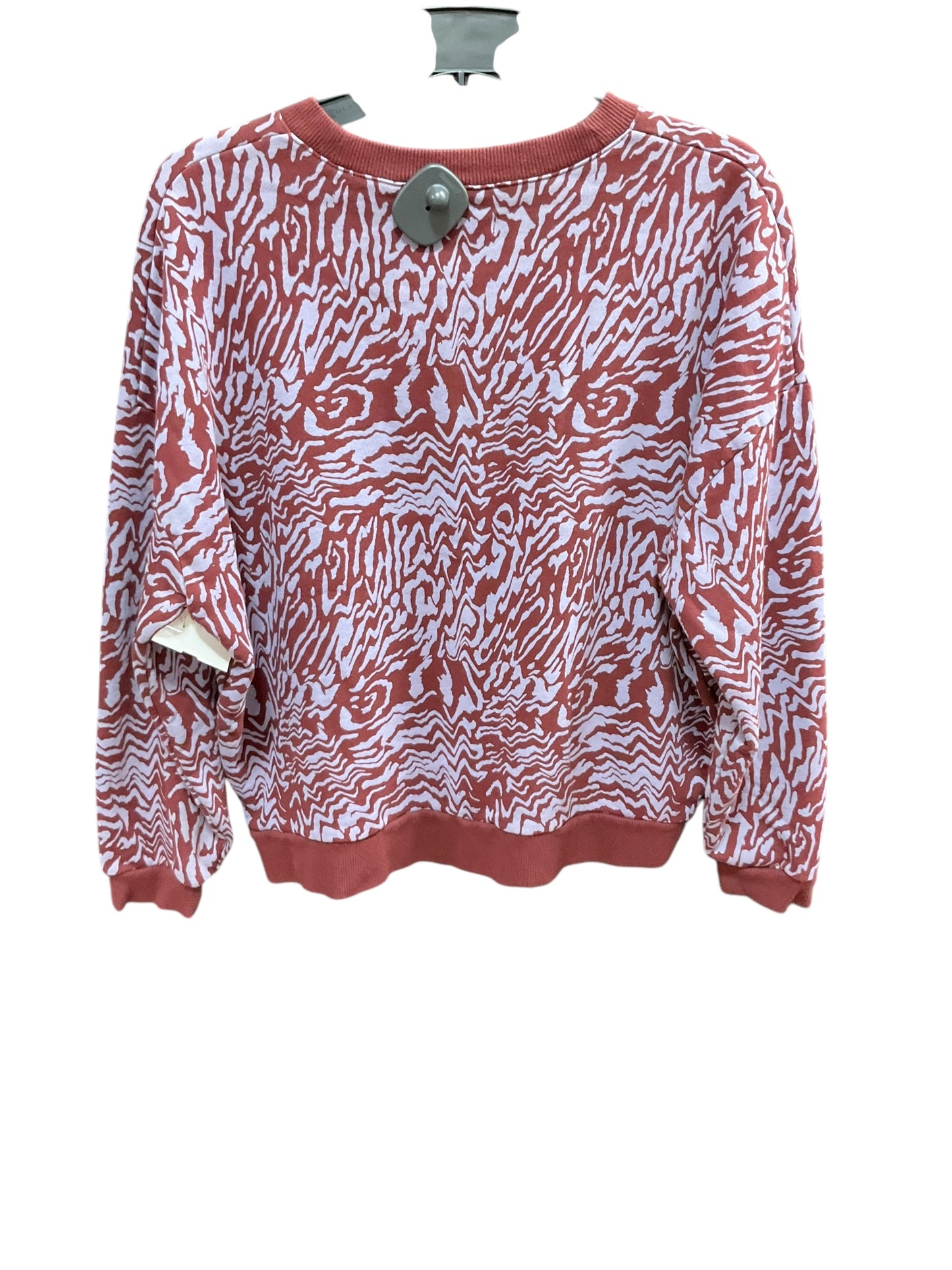 Top Long Sleeve By Madewell In Purple & Red, Size: M