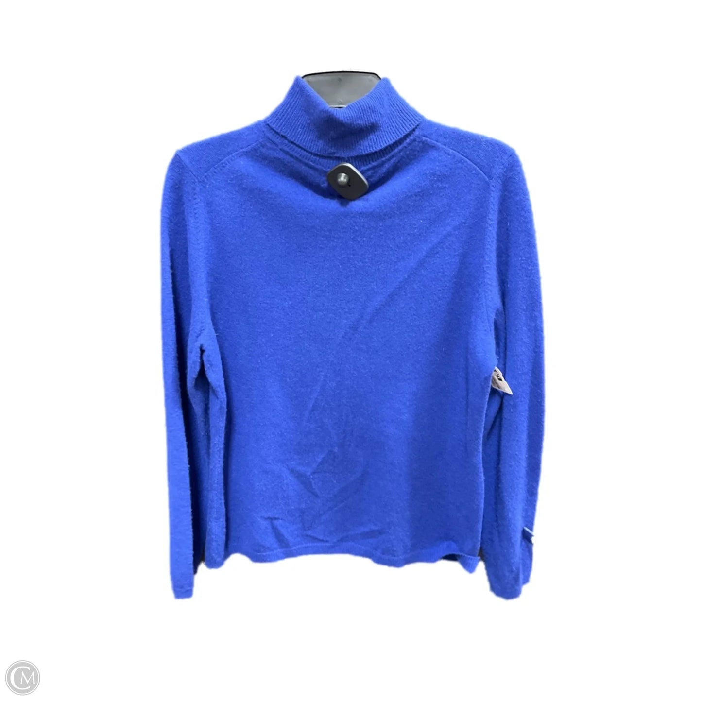 Sweater Cardigan Cashmere By Charter Club In Blue, Size: L