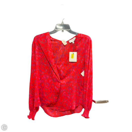 Top Long Sleeve By Gibson And Latimer In Red, Size: M