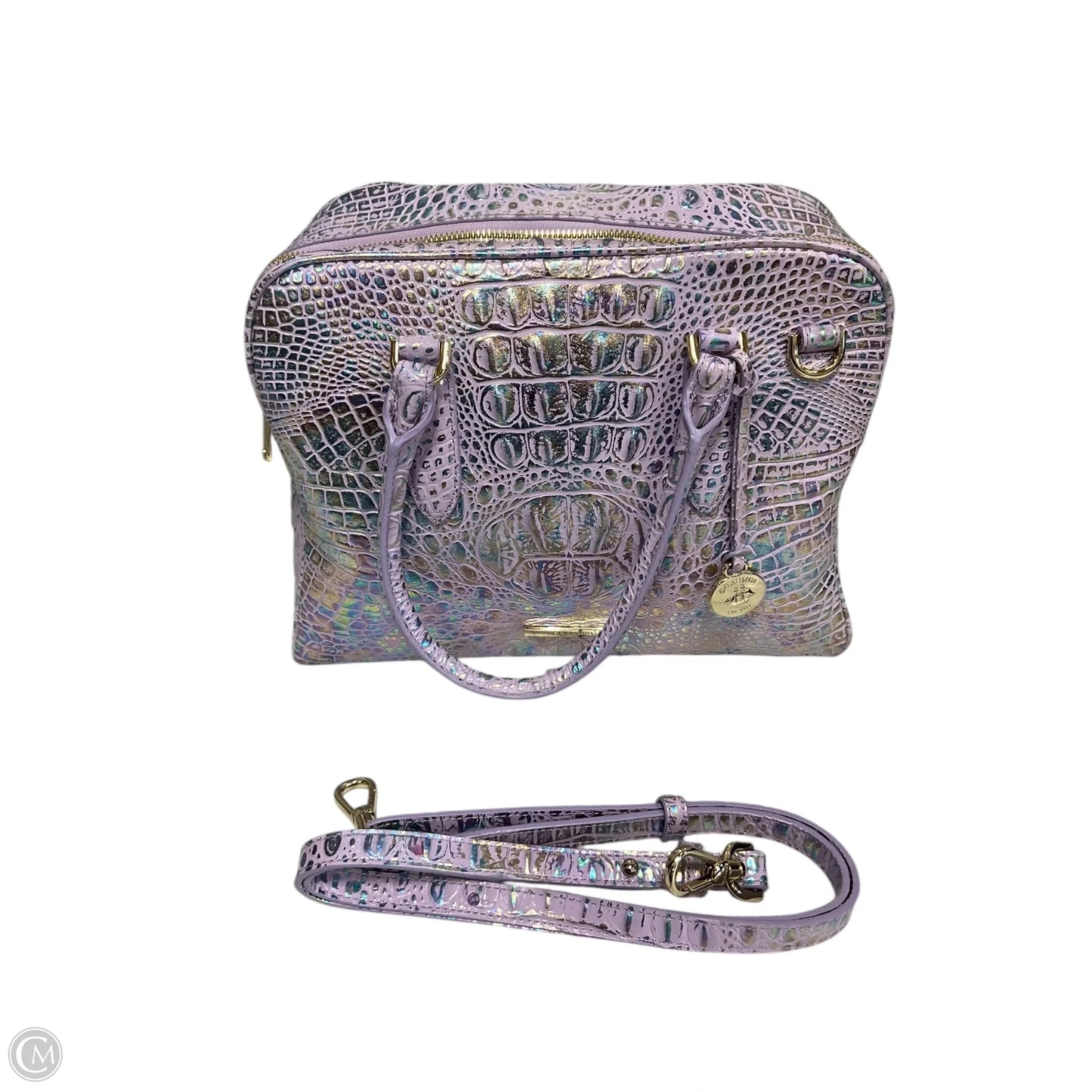 Handbag Designer By Brahmin, Size: Medium