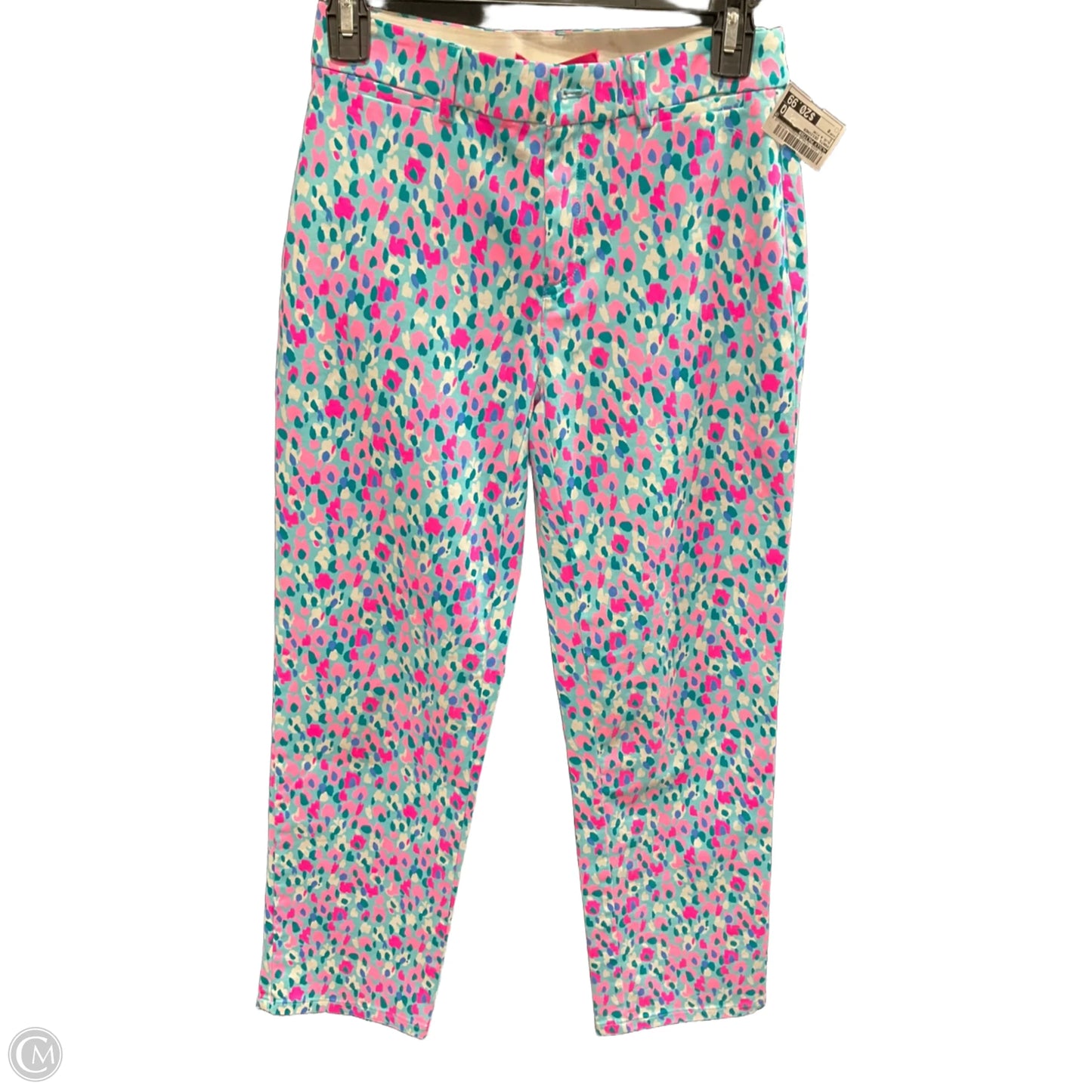 Pants Designer By Lilly Pulitzer In Blue & Pink, Size: 0