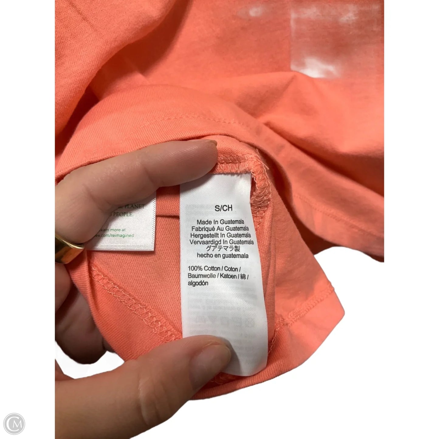 Top Short Sleeve Basic By J. Crew In Coral, Size: S