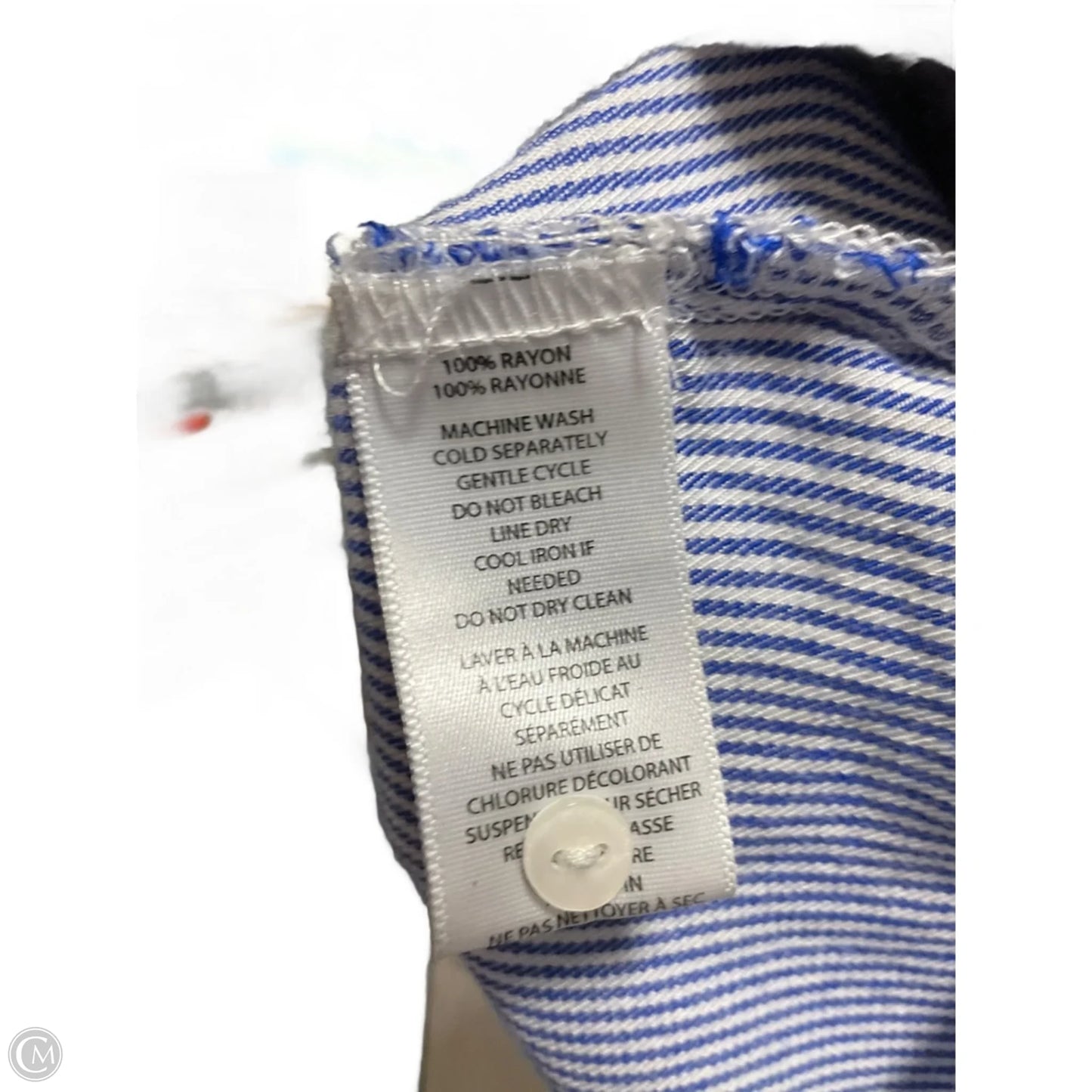 Top Long Sleeve By Beachlunchlounge In Blue, Size: M