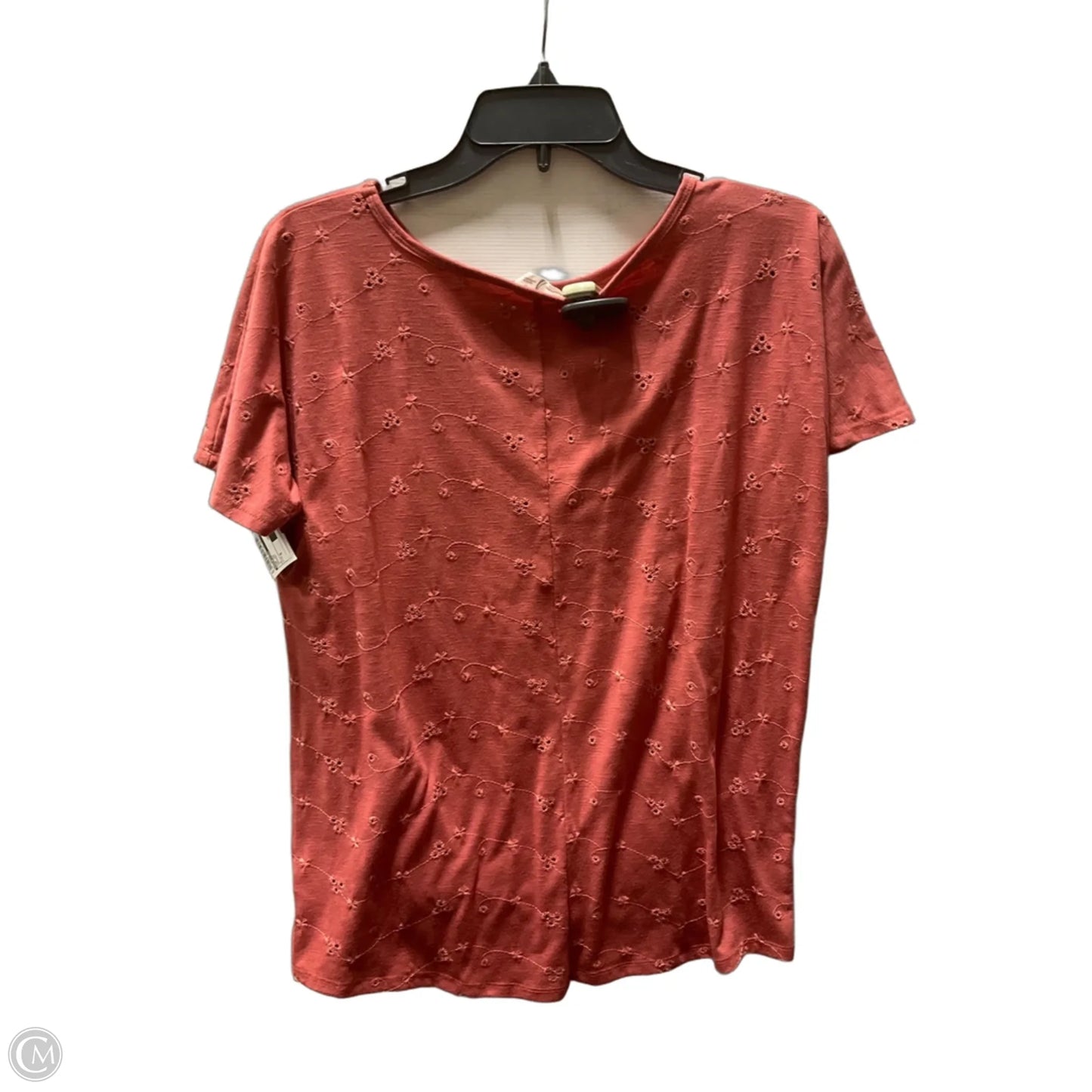 Top Short Sleeve By Maurices In Orange, Size: S