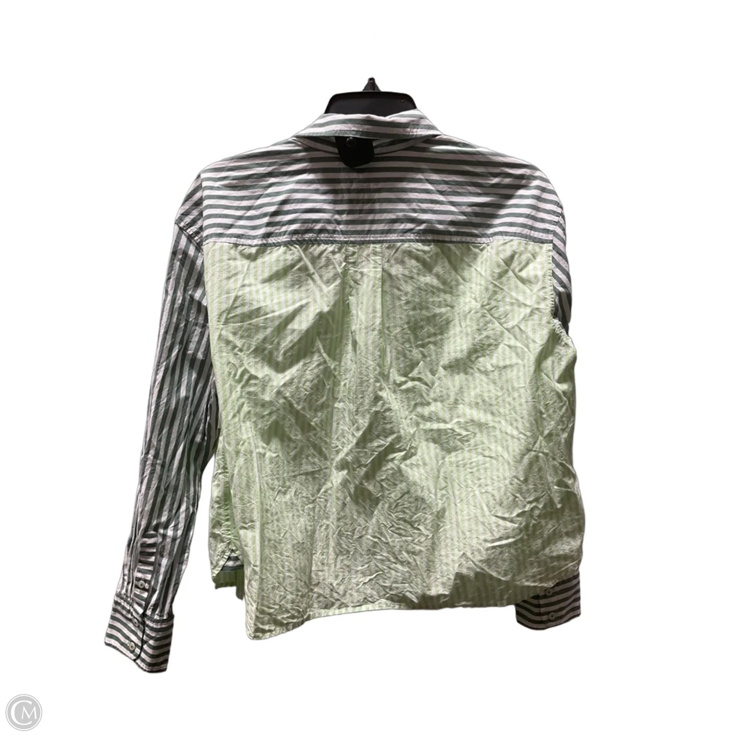 Blouse Long Sleeve By Talbots In Green, Size: M