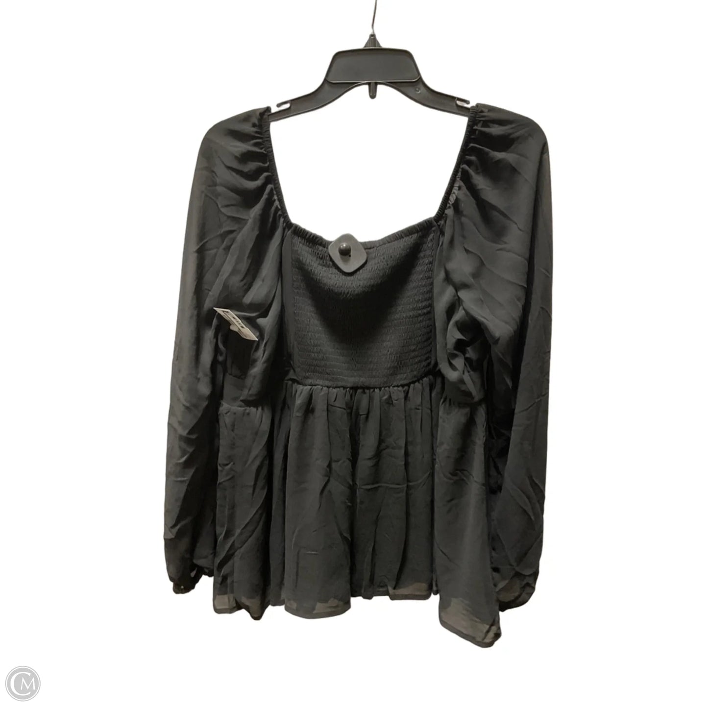 Top Long Sleeve By Torrid In Black, Size: L