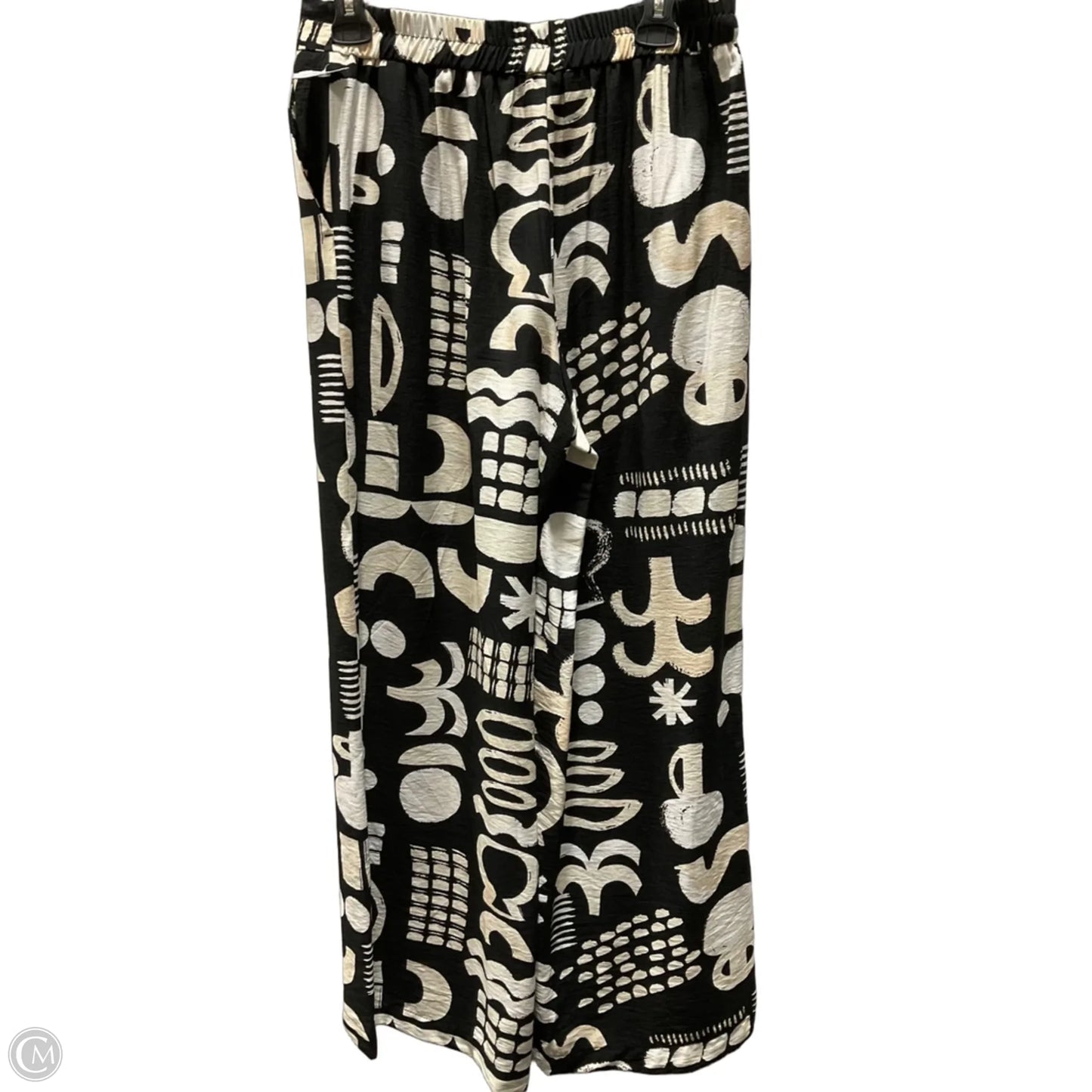 Pants Linen By Zara In Black, Size: M