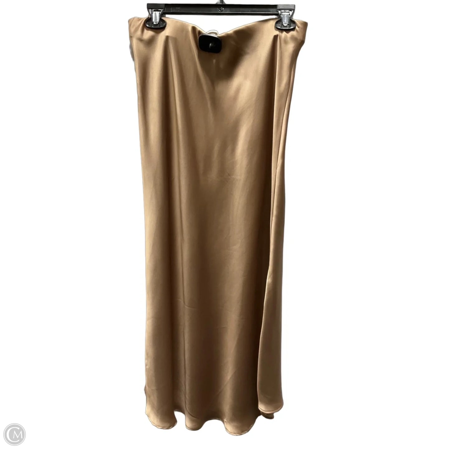 Skirt Maxi By Zara In Gold, Size: L