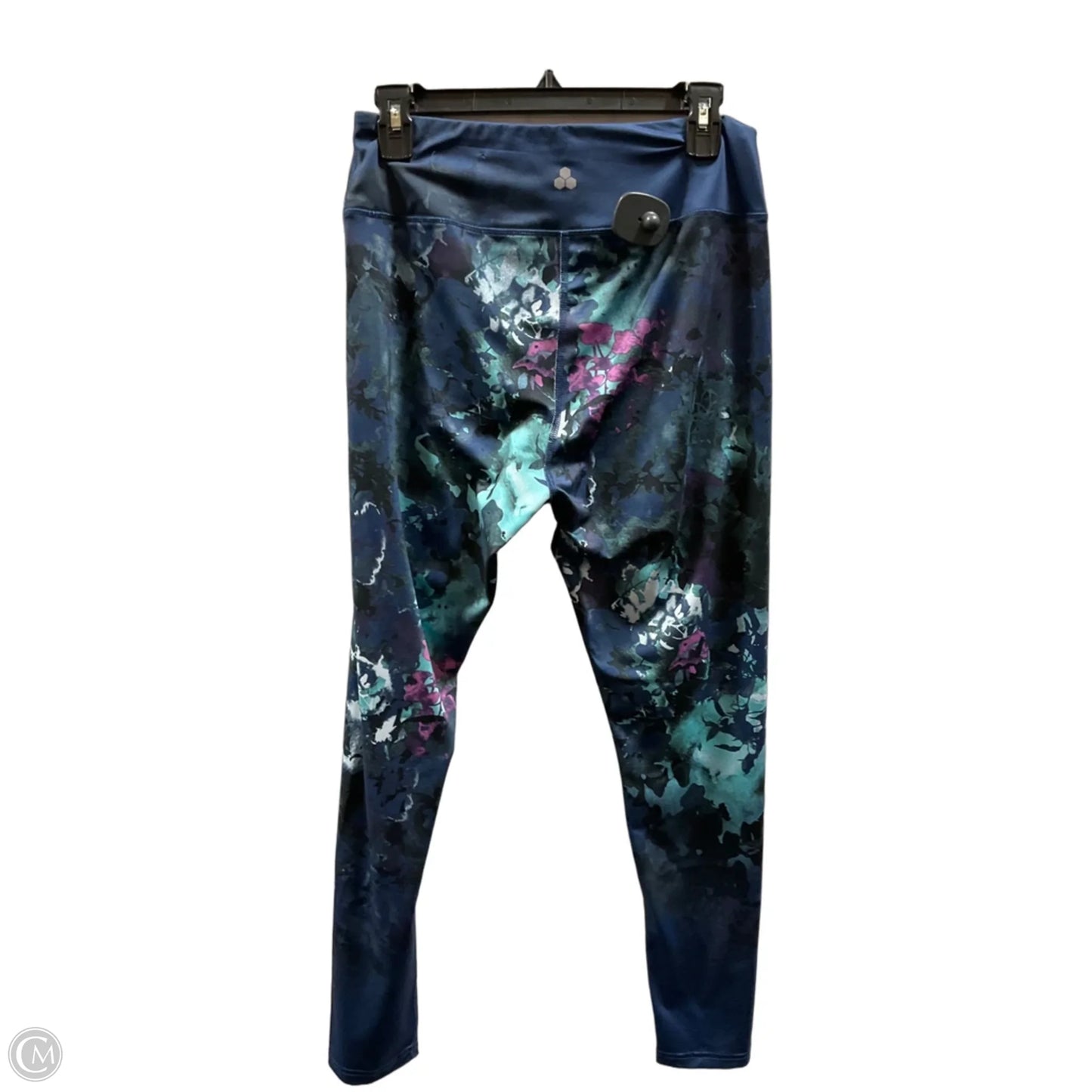 Athletic Leggings By Tek Gear In Blue, Size: L