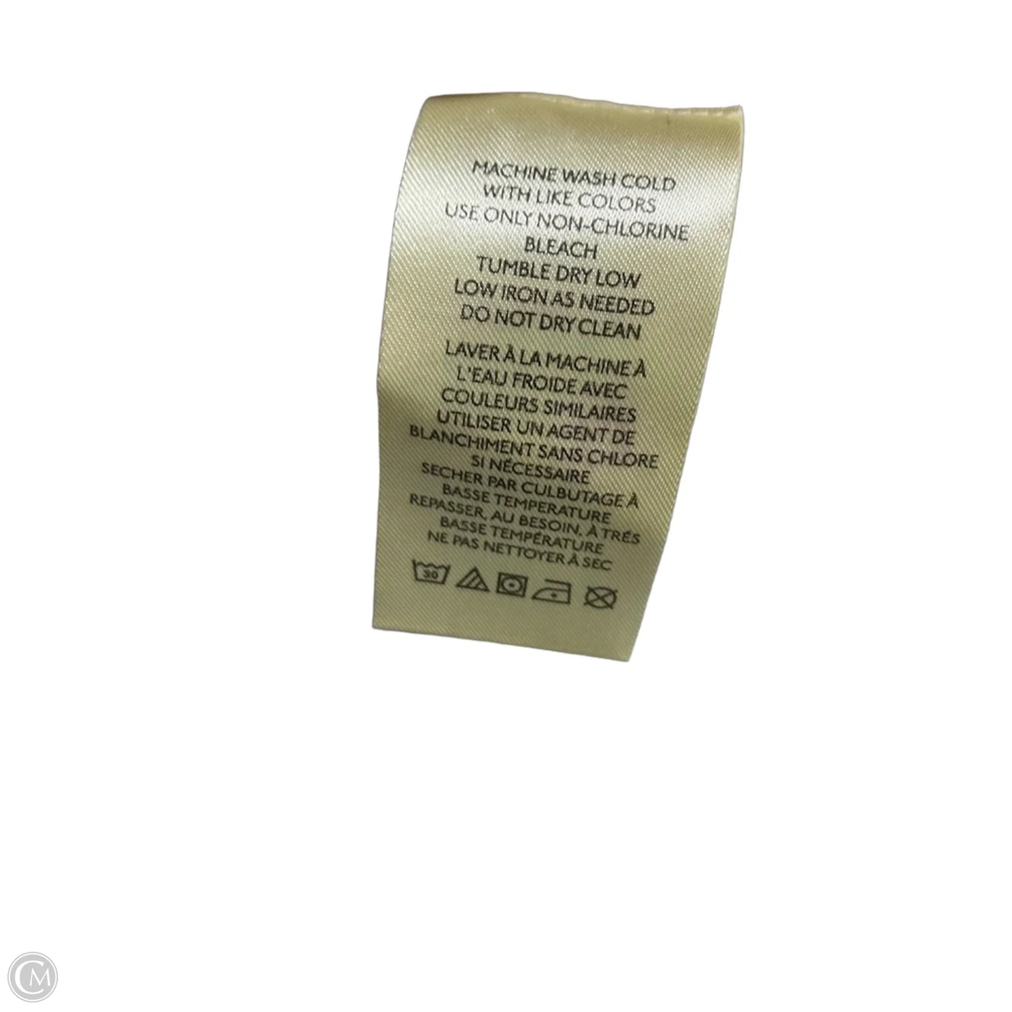 Top Short Sleeve Basic By Maeve In White, Size: M