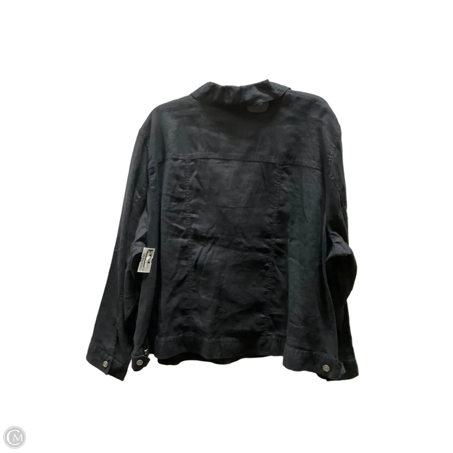 Jacket Shirt By Dkny In Black, Size: 3x