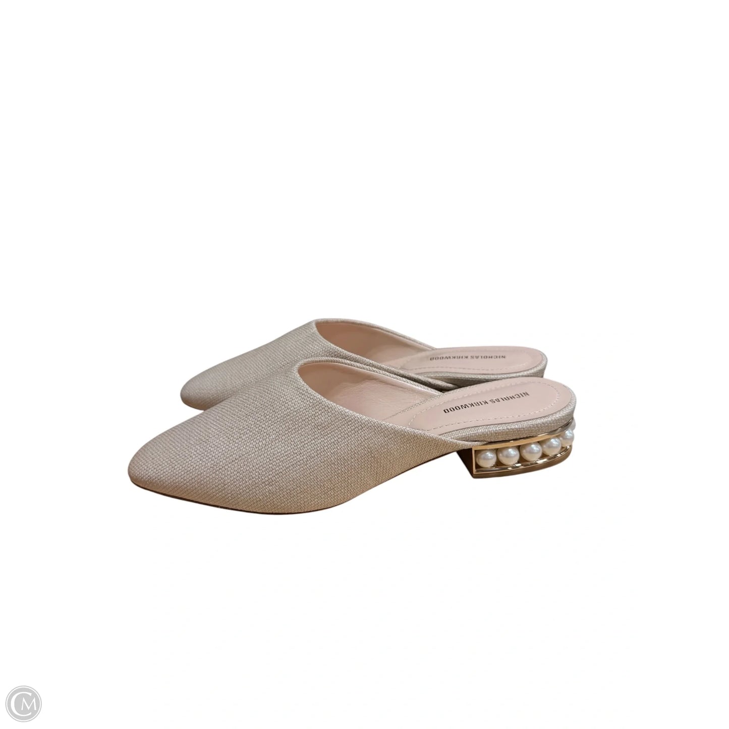 Shoes Designer By Cma In Cream, Size: 8
