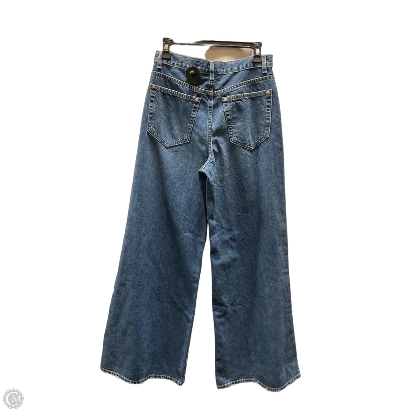 Jeans Wide Leg By Cmb In Blue, Size: 4