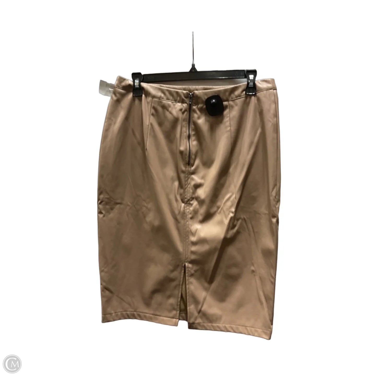 Skirt Midi By Kate Kasin In Taupe, Size: L
