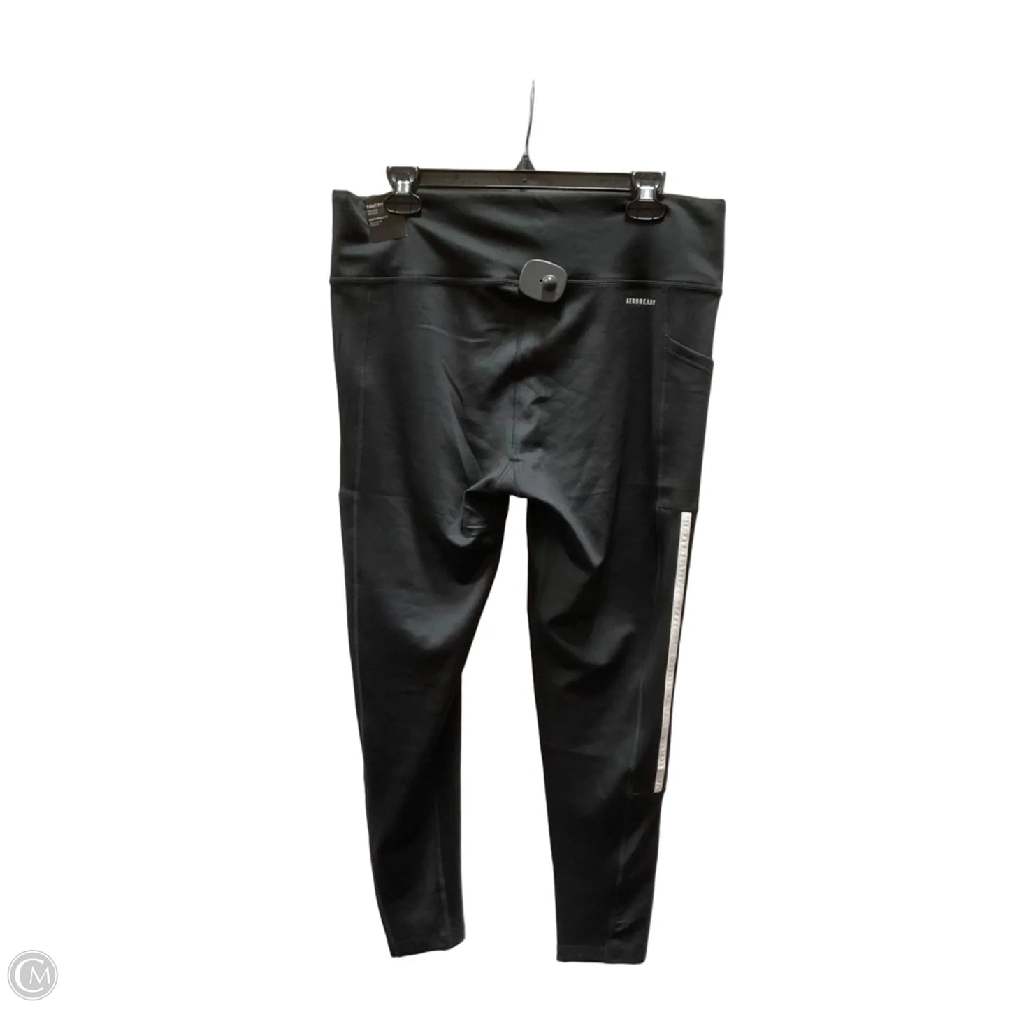 Athletic Leggings By Adidas In Black, Size: Xl