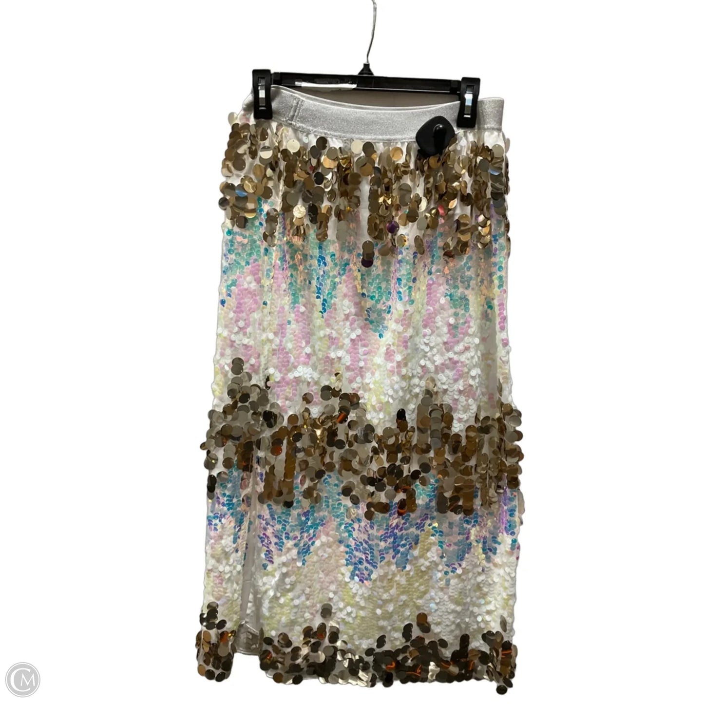 Skirt Maxi By Cmf In White, Size: L