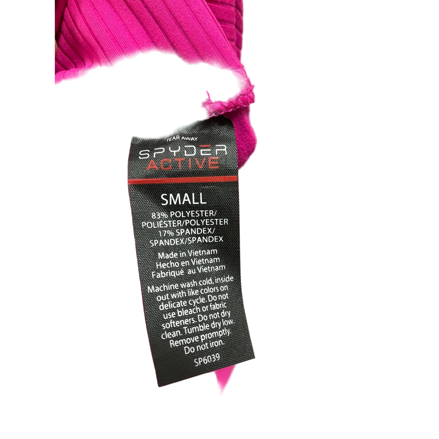 Athletic Leggings By Spyder In Pink, Size: S