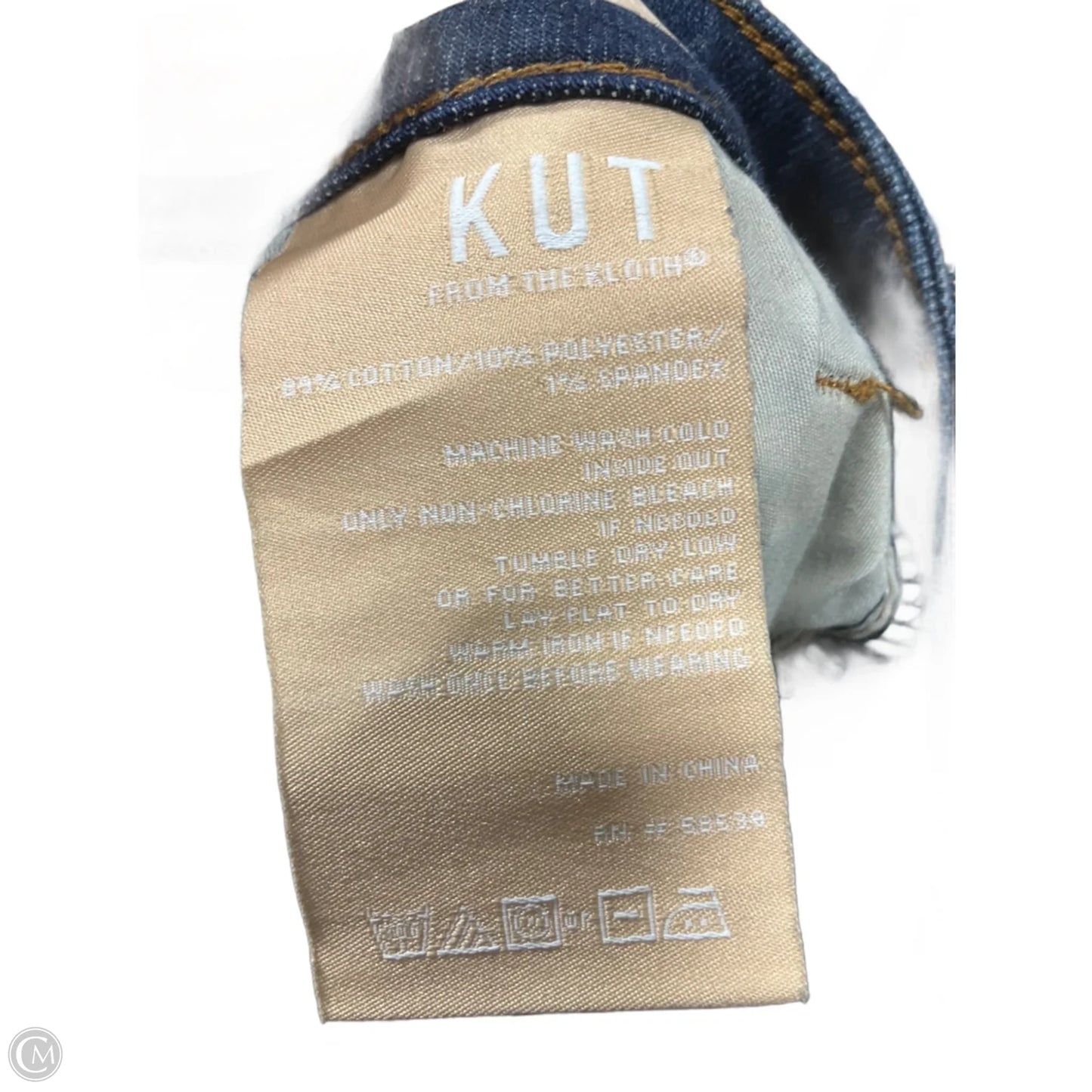 Jeans Flared By Kut In Blue, Size: 8