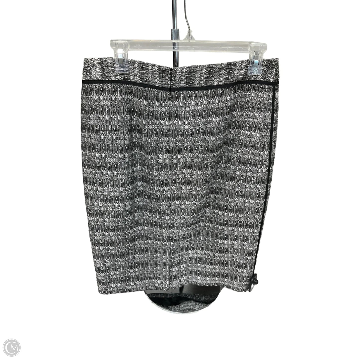 Skirt Mini & Short By Liz Claiborne O In Black Cream, Size: 8