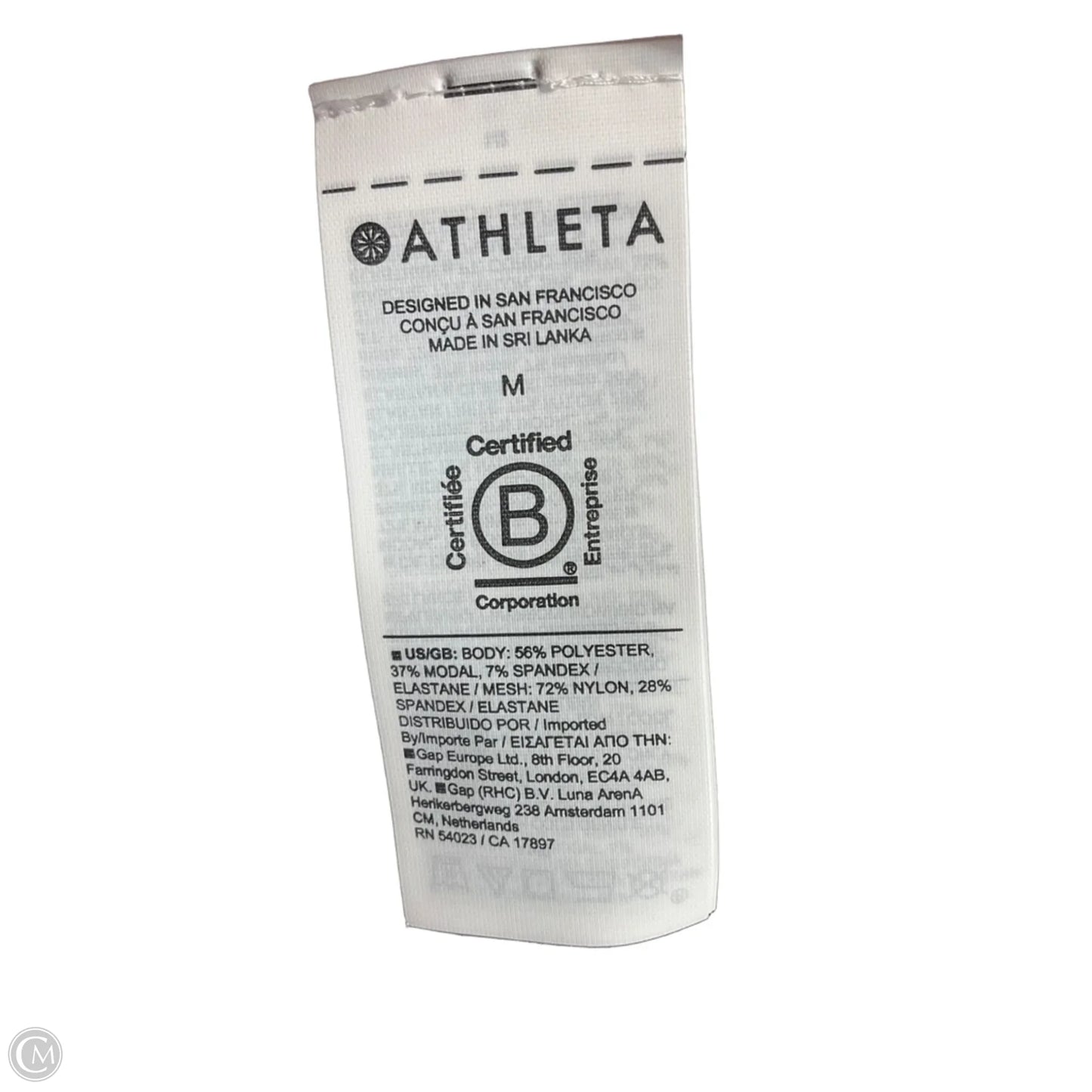 Athletic Tank Top By Athleta In White, Size: M