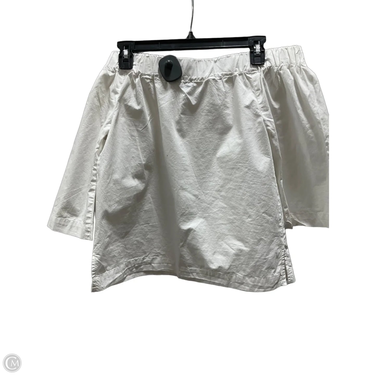 Top 3/4 Sleeve By Madewell In White, Size: Xs