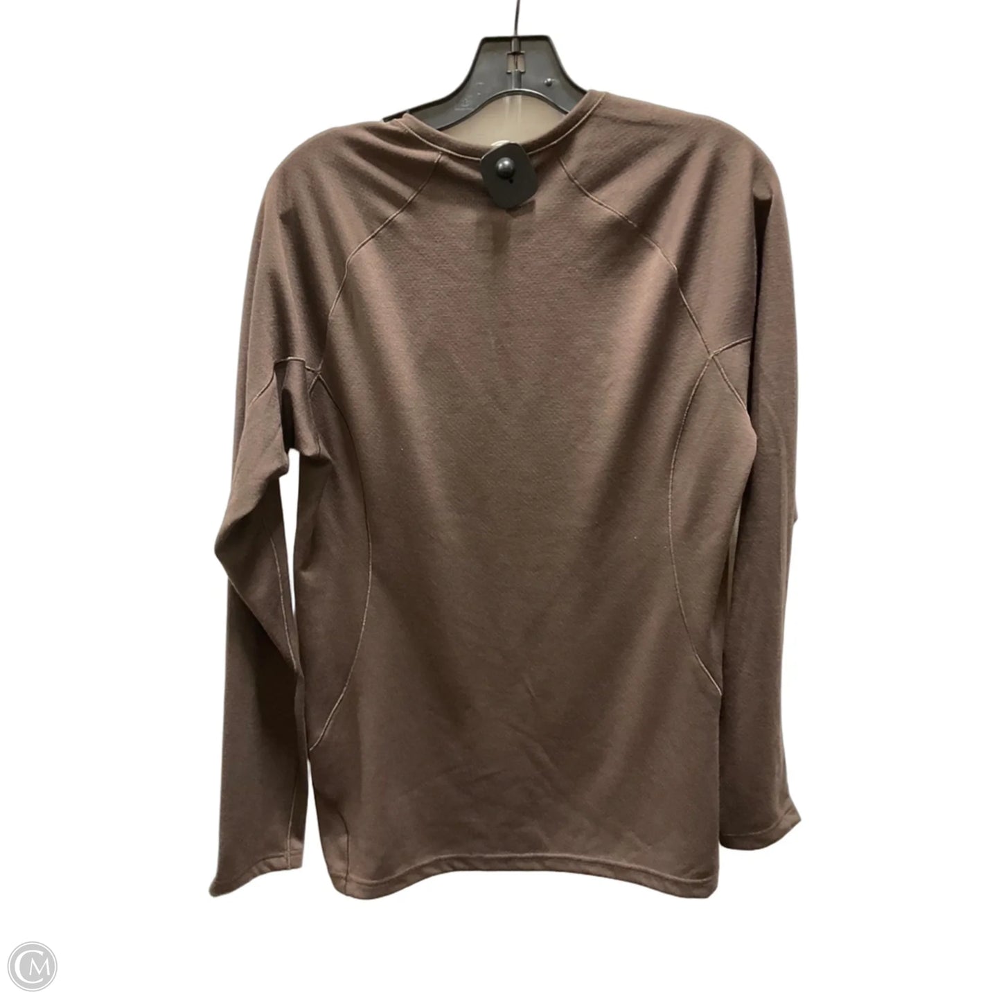 Athletic Top Long Sleeve Crewneck By Patagonia In Brown, Size: L