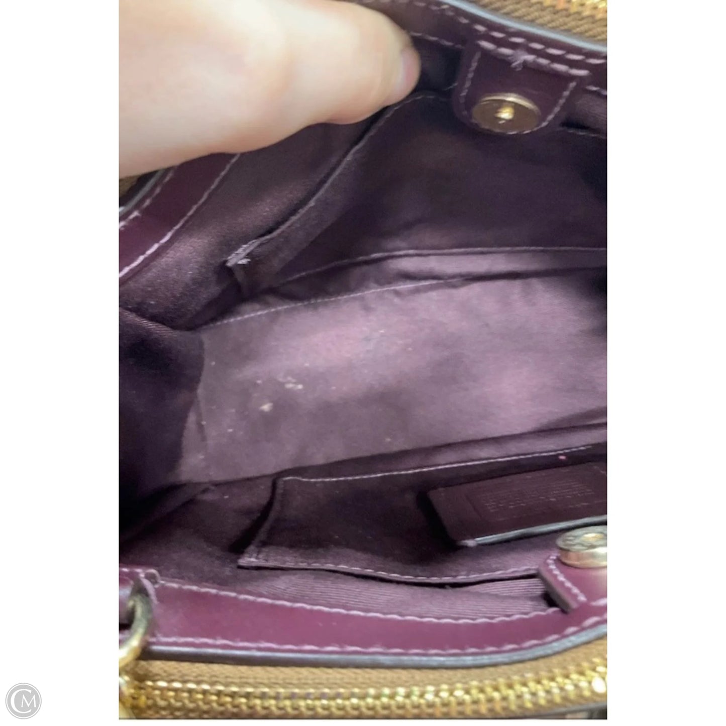 Crossbody Designer By Coach, Size: Small