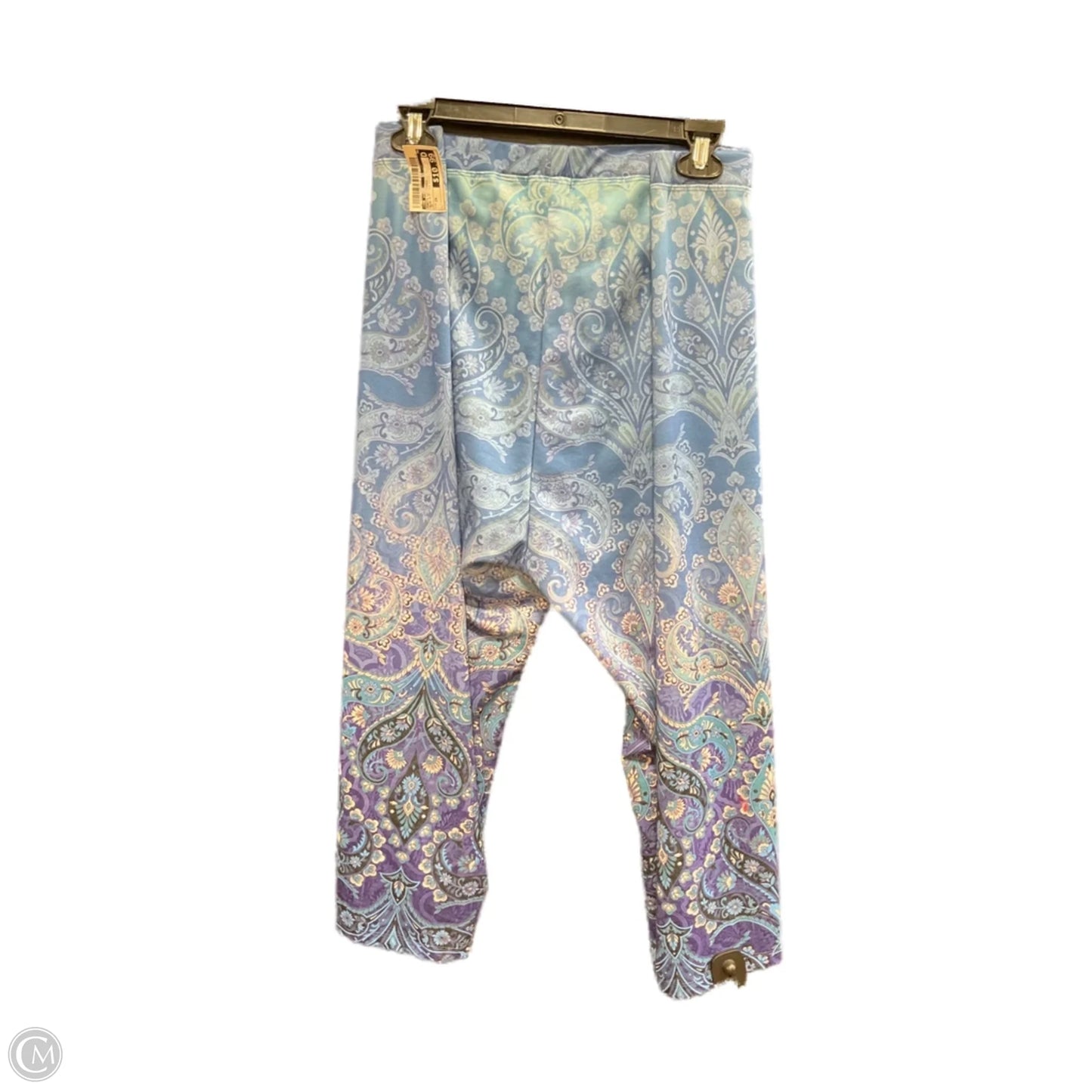 Pants Leggings By One World In Blue & Purple, Size: 2x