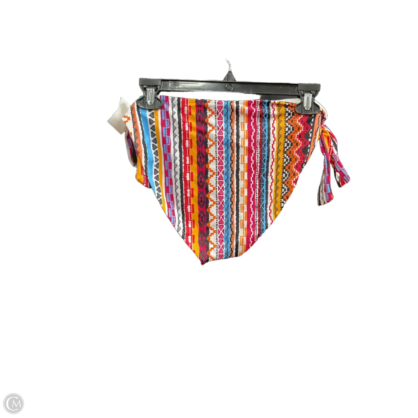 Swimsuit Top By Clothes Mentor In Multi-colored, Size: 18