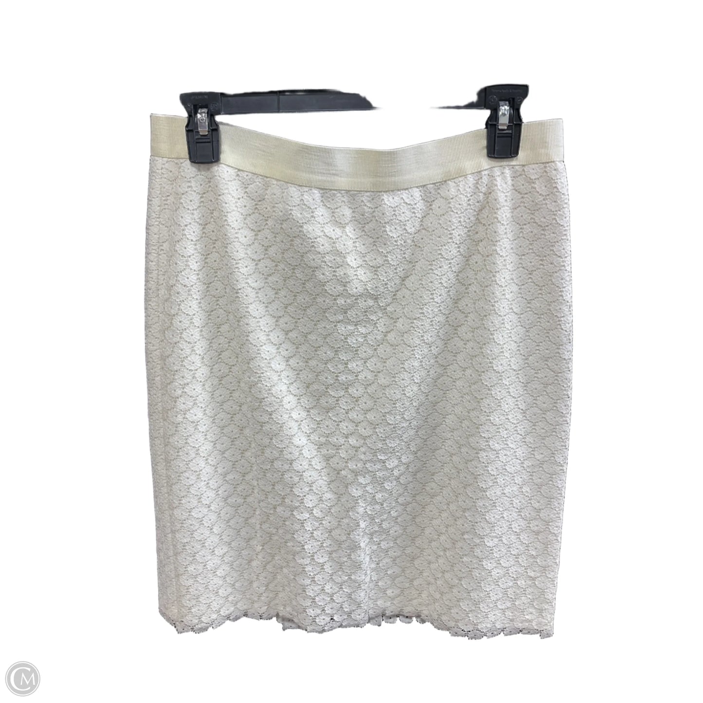 Skirt Midi By Loft In Cream, Size: 6