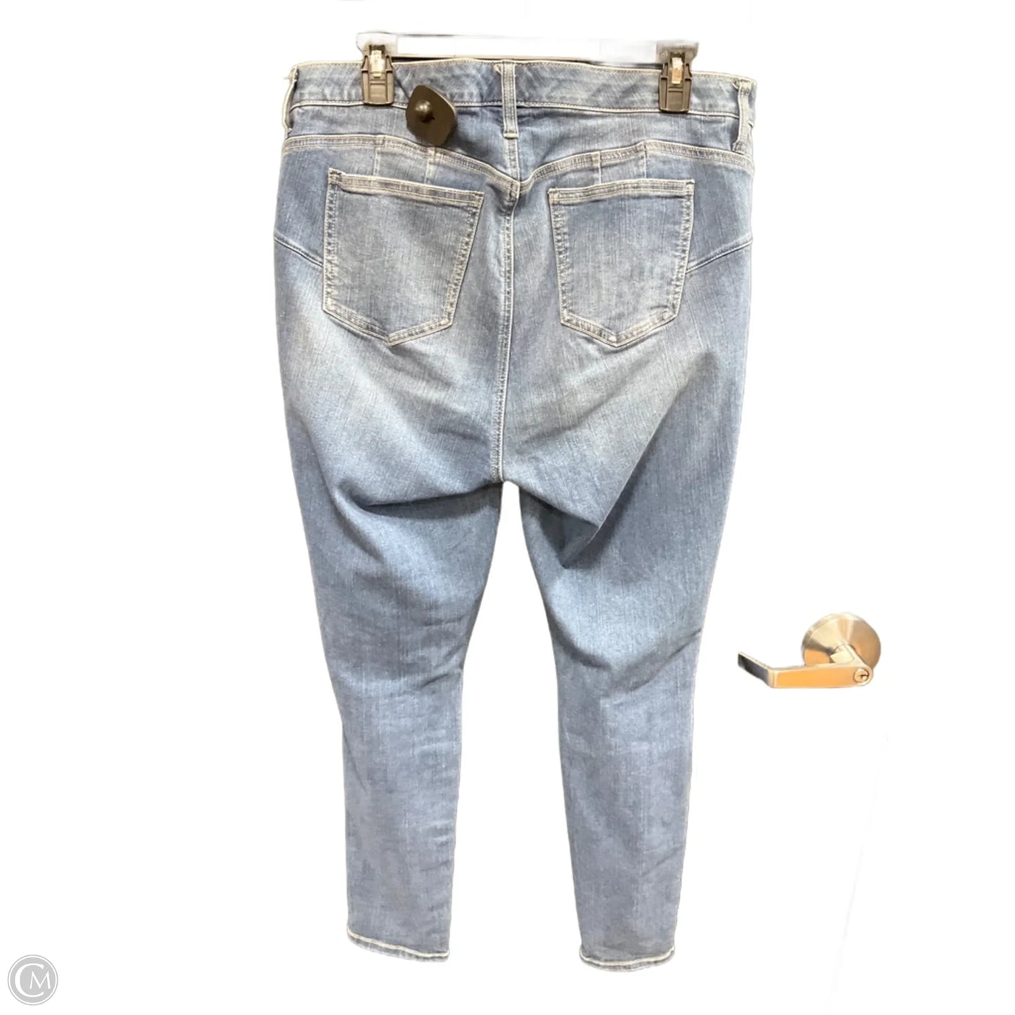 Jeans Skinny By Torrid In Blue Denim, Size: 16