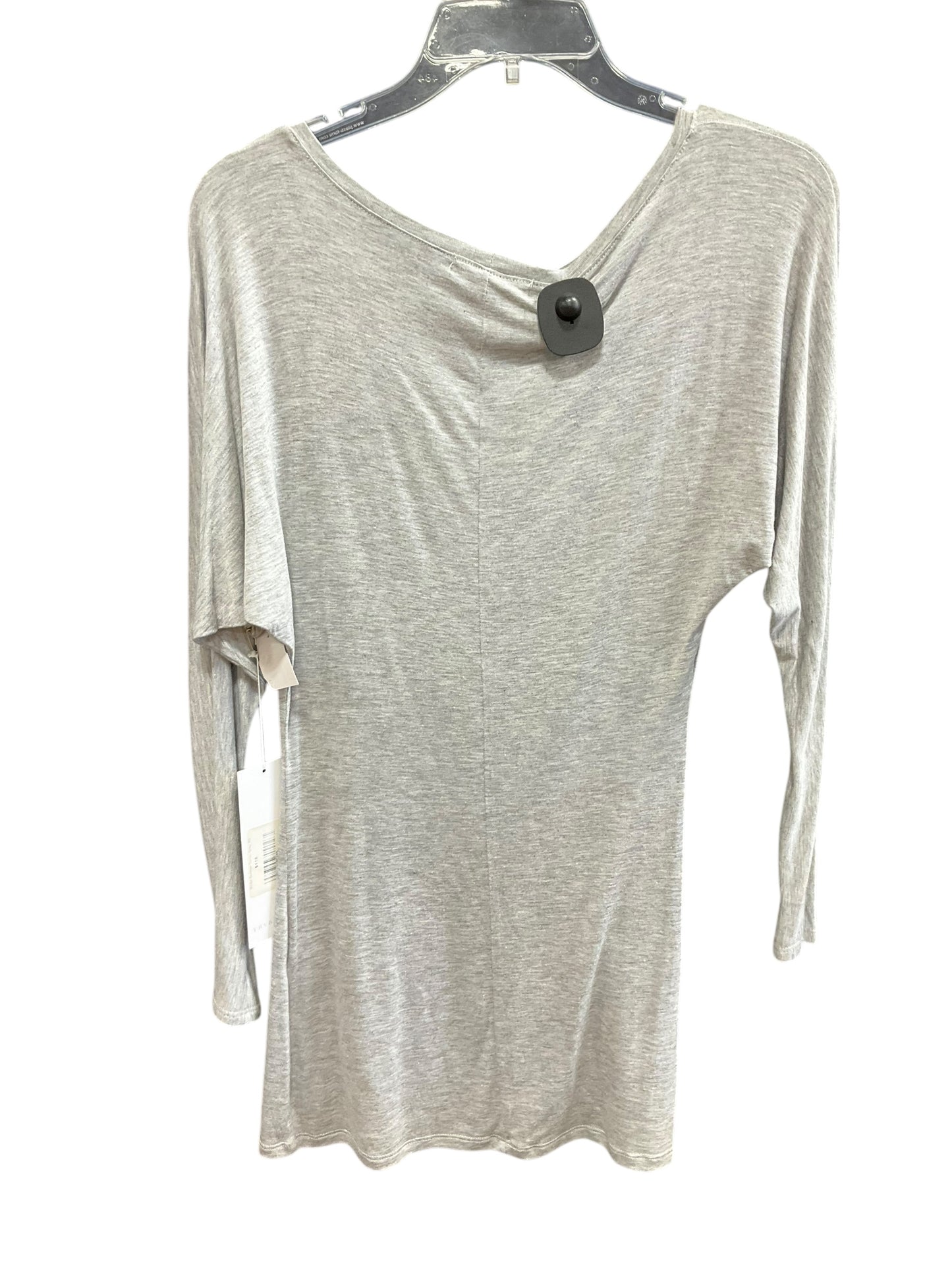 Tunic Long Sleeve By Clothes Mentor In Grey, Size: Xs