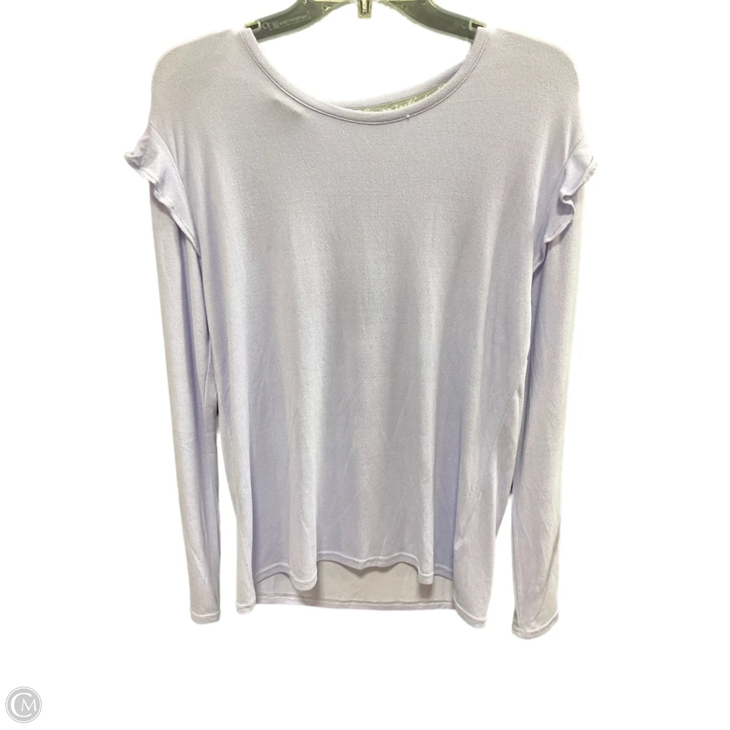 Top Long Sleeve Basic By Muk Luks In Purple, Size: S