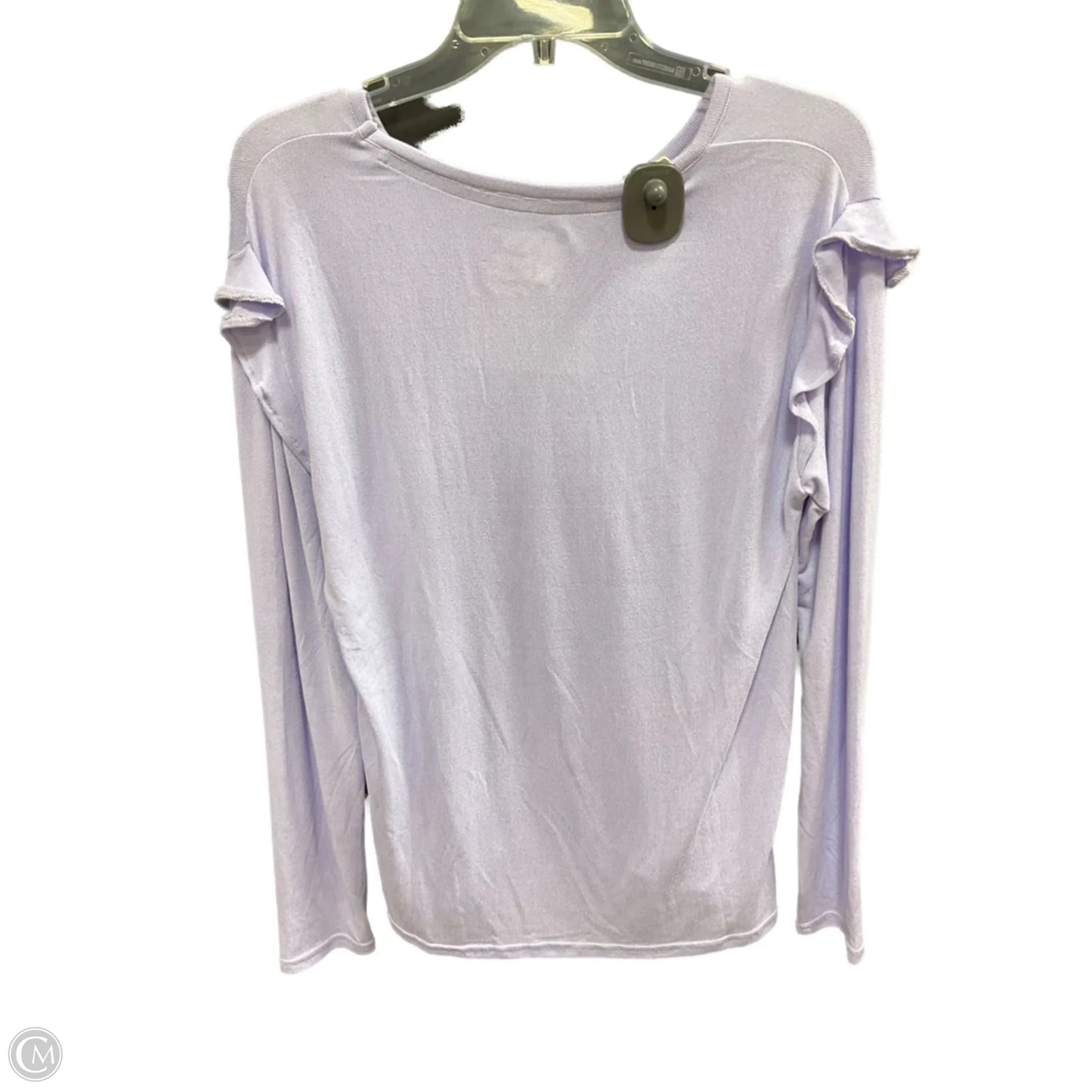 Top Long Sleeve Basic By Muk Luks In Purple, Size: S