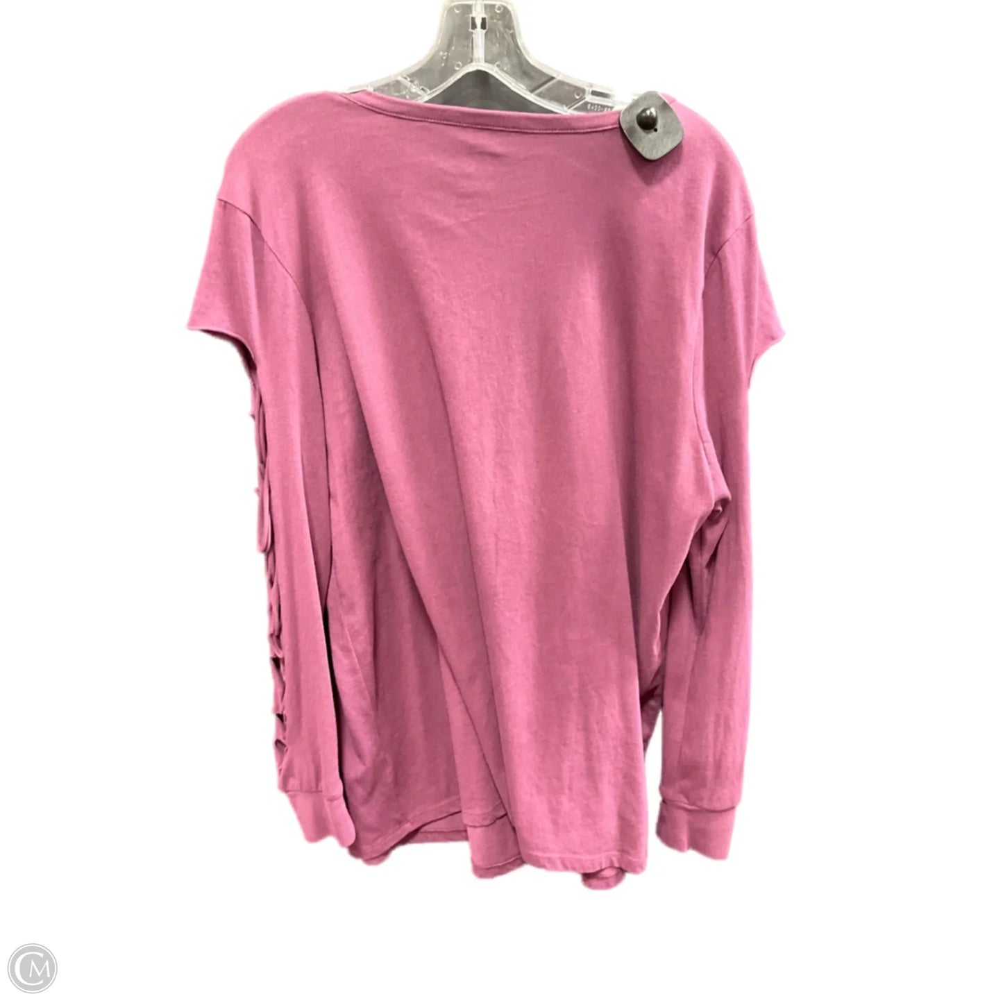 Top Long Sleeve Basic By Torrid In Purple, Size: 1x