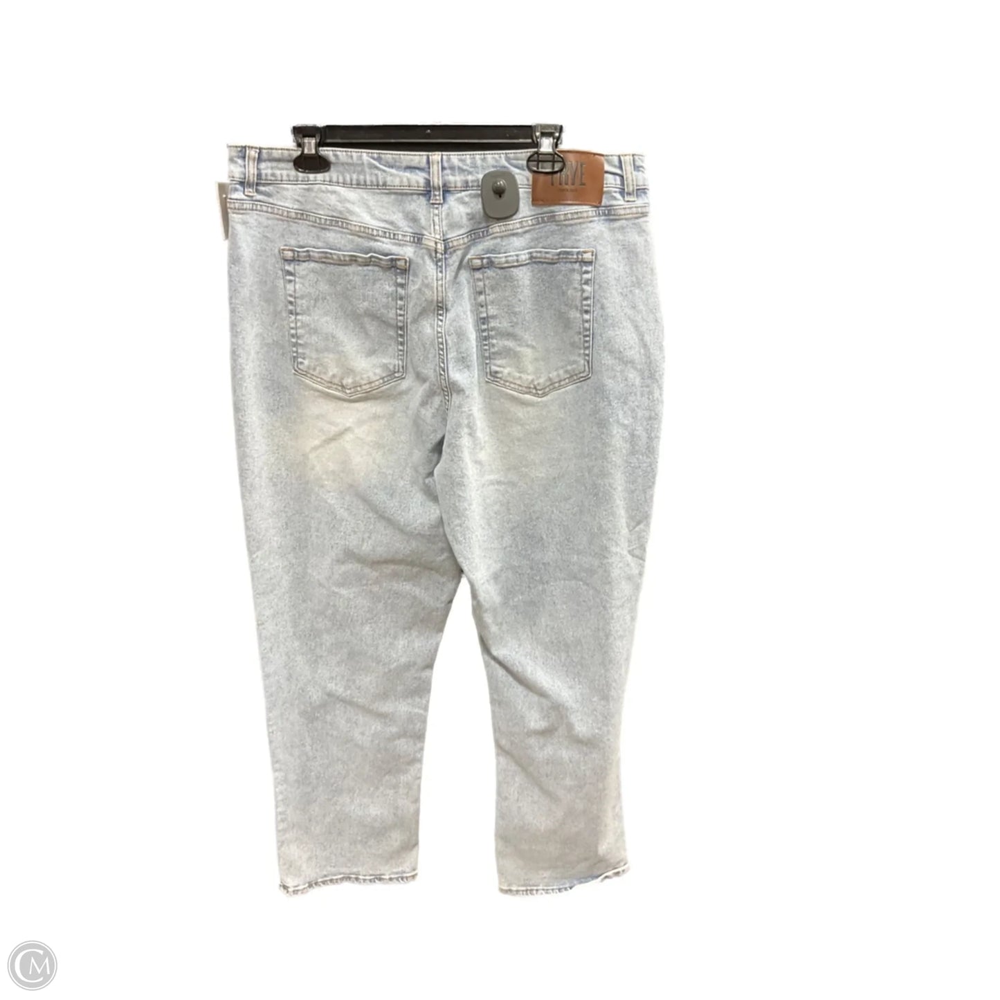 Jeans Designer By Frye In Blue Denim, Size: 16