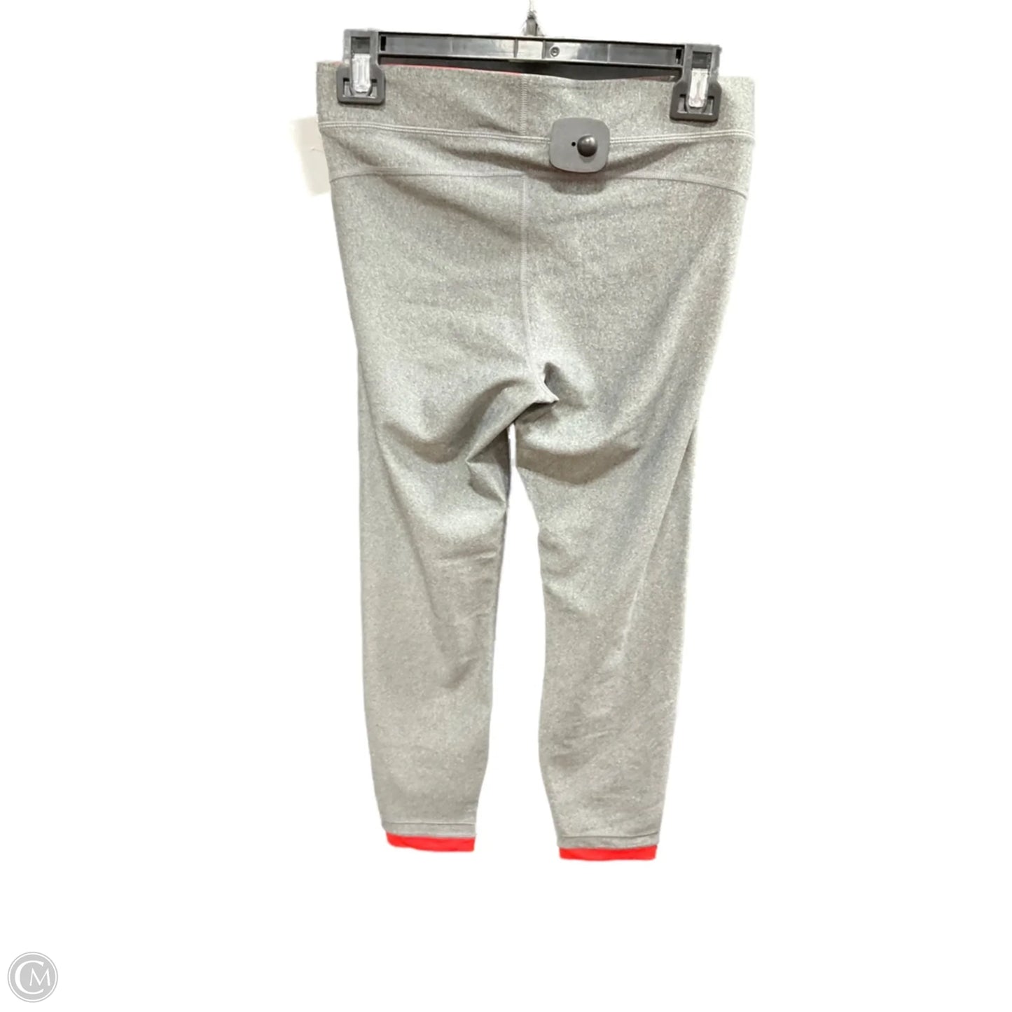 Athletic Leggings By Under Armour In Grey, Size: M