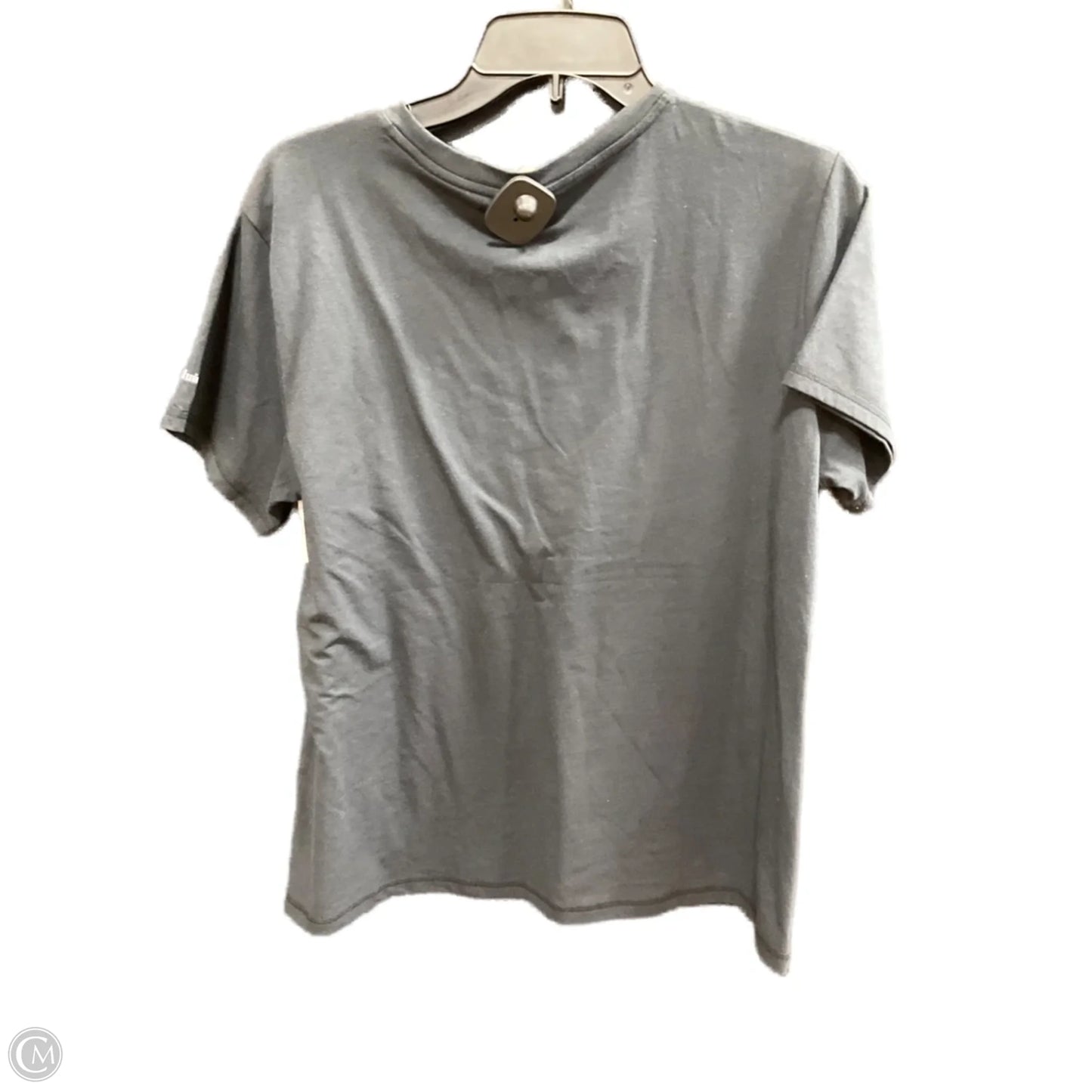Athletic Top Short Sleeve By Columbia In Navy, Size: L