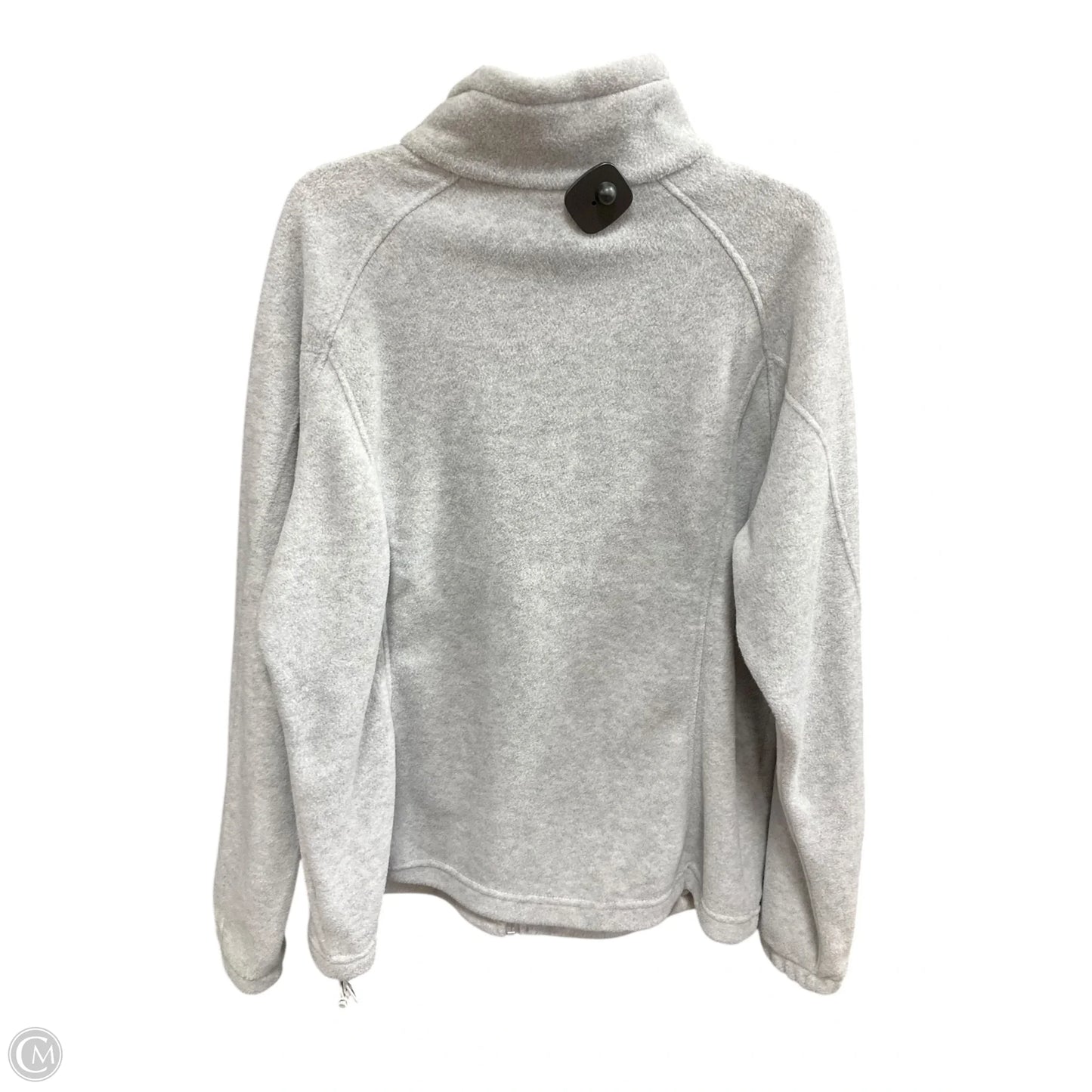 Jacket Fleece By Columbia In Grey, Size: Xxl