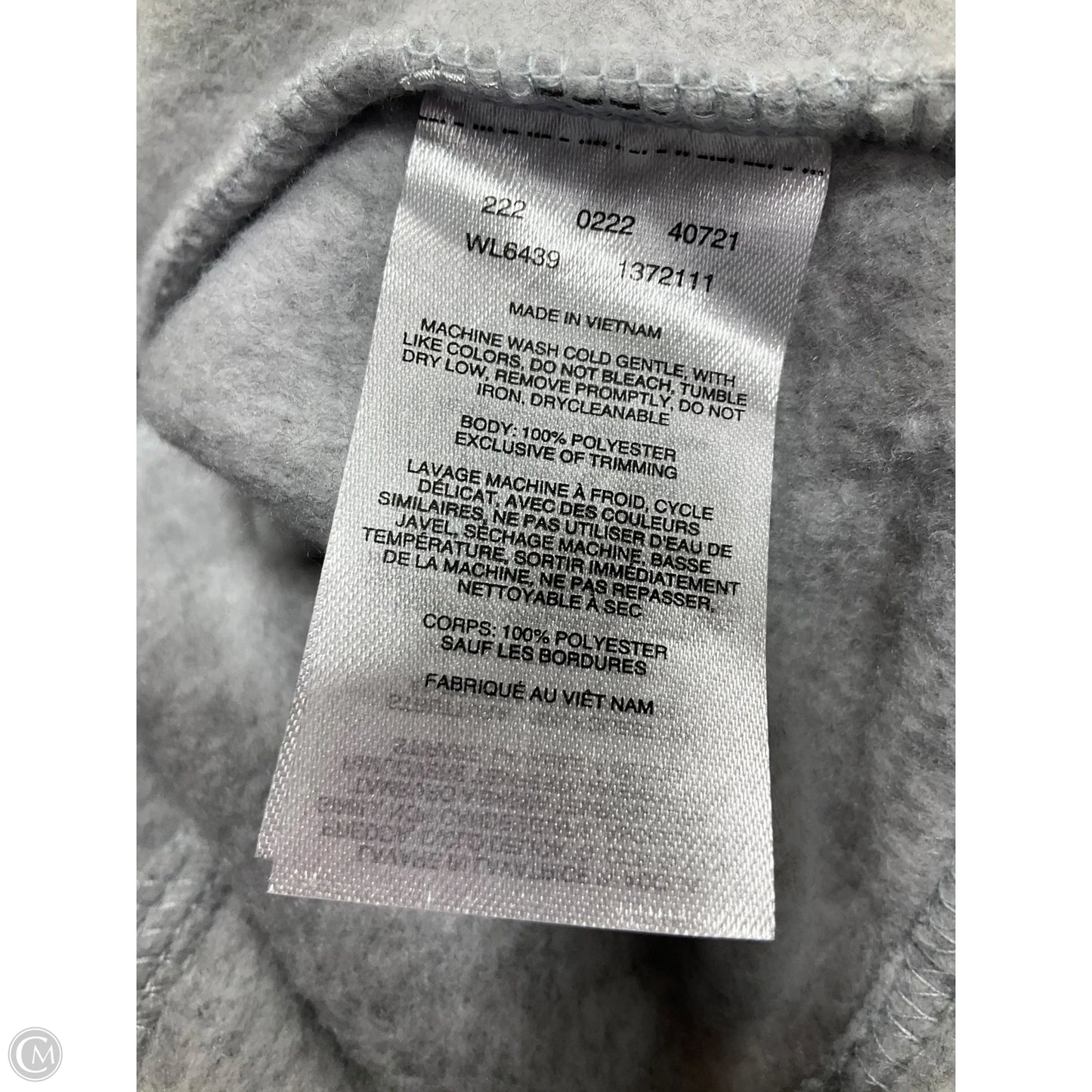 Jacket Fleece By Columbia In Grey, Size: Xxl