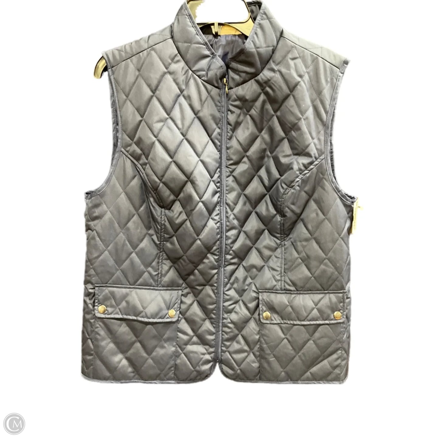 Vest Puffer & Quilted By Appleseeds In Navy, Size: L
