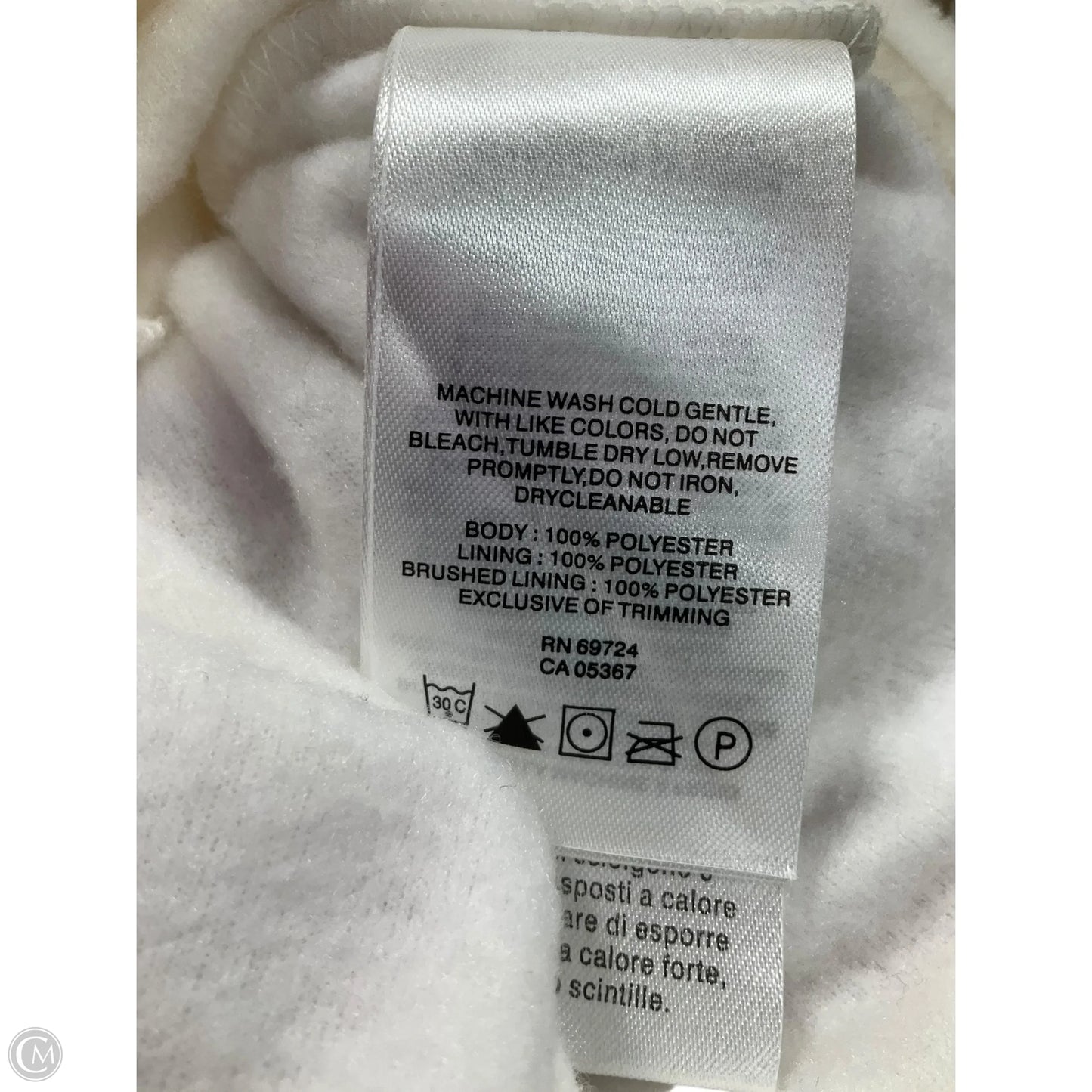Jacket Fleece By Columbia In Cream, Size: L