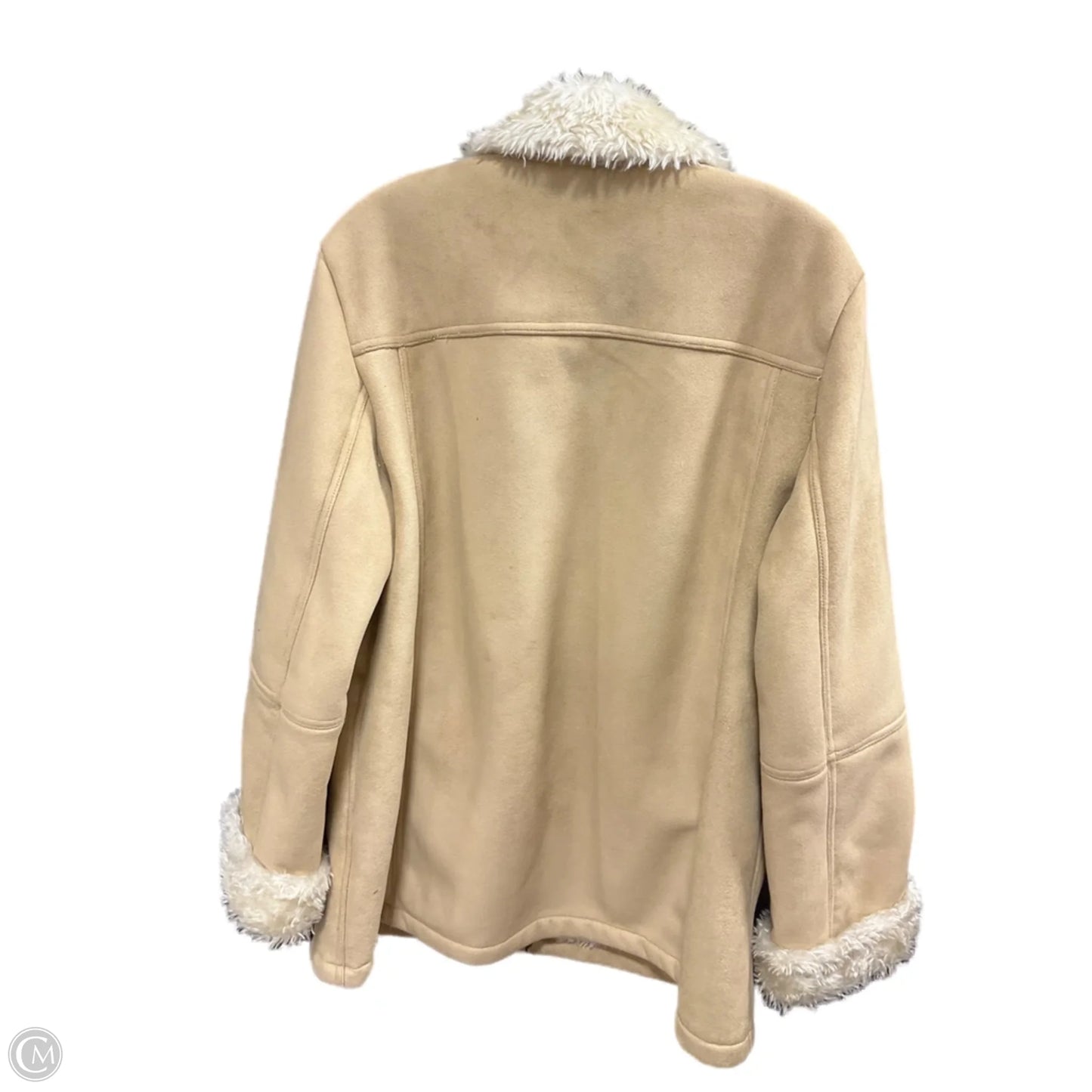 Coat Other By Liz Claiborne In Tan, Size: L