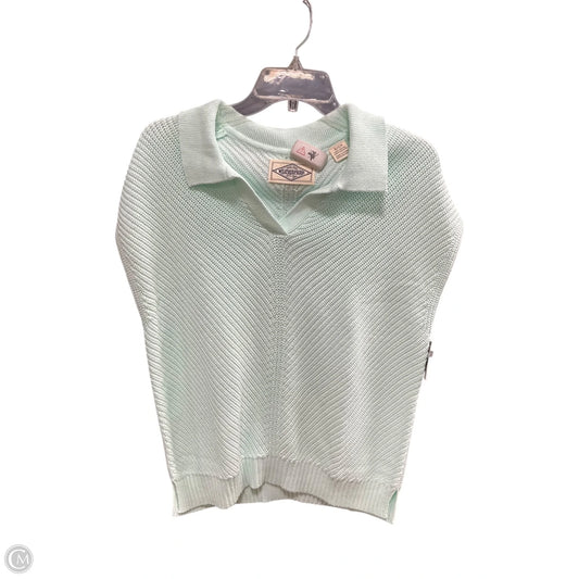 Top Short Sleeve By Weatherproof In Green, Size: S