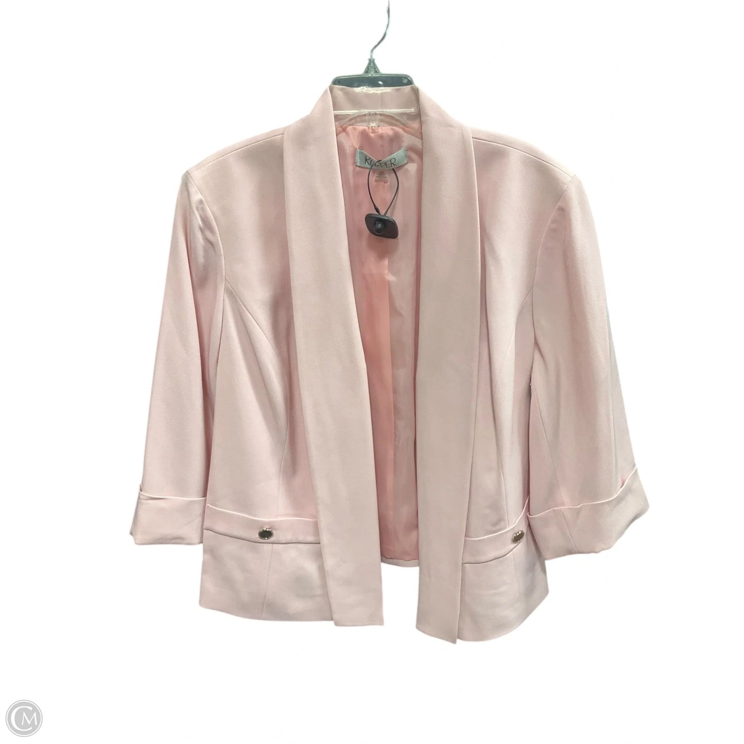 Blazer By Kasper In Pink, Size: 1x